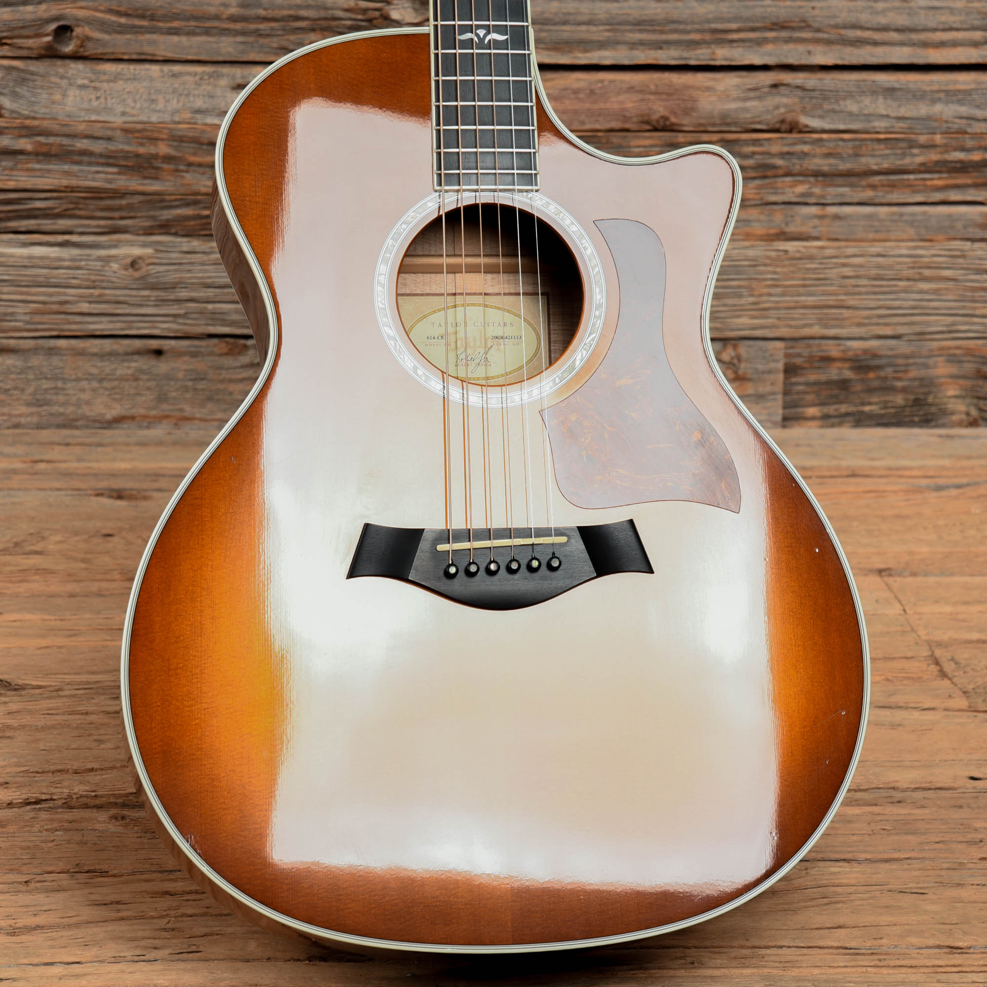 Taylor 614ce Sunburst 2003 Acoustic Guitars / OM and Auditorium