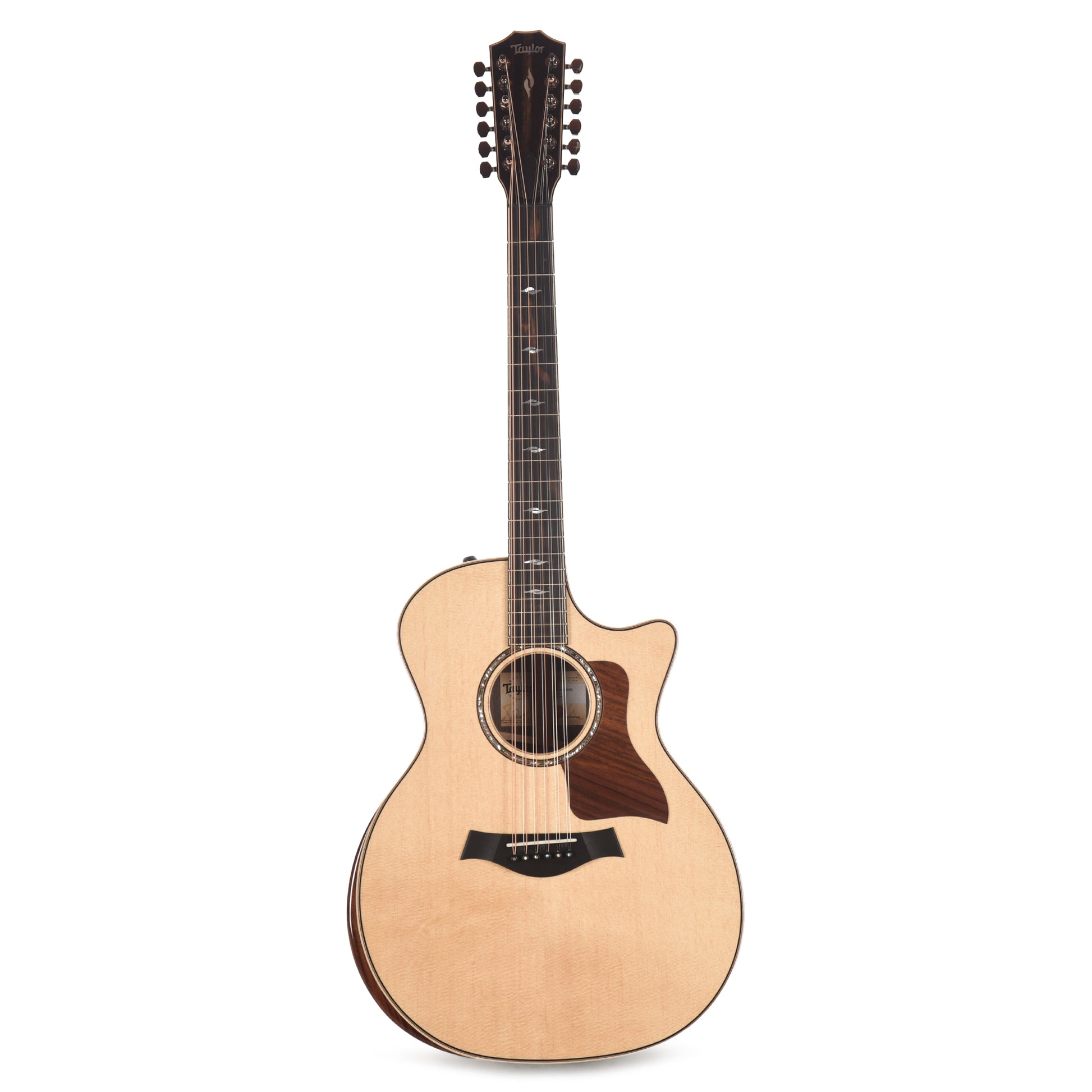 Taylor 854ce 12-String Grand Auditorium Sitka/Rosewood Natural ES2 Acoustic Guitars / OM and Auditorium