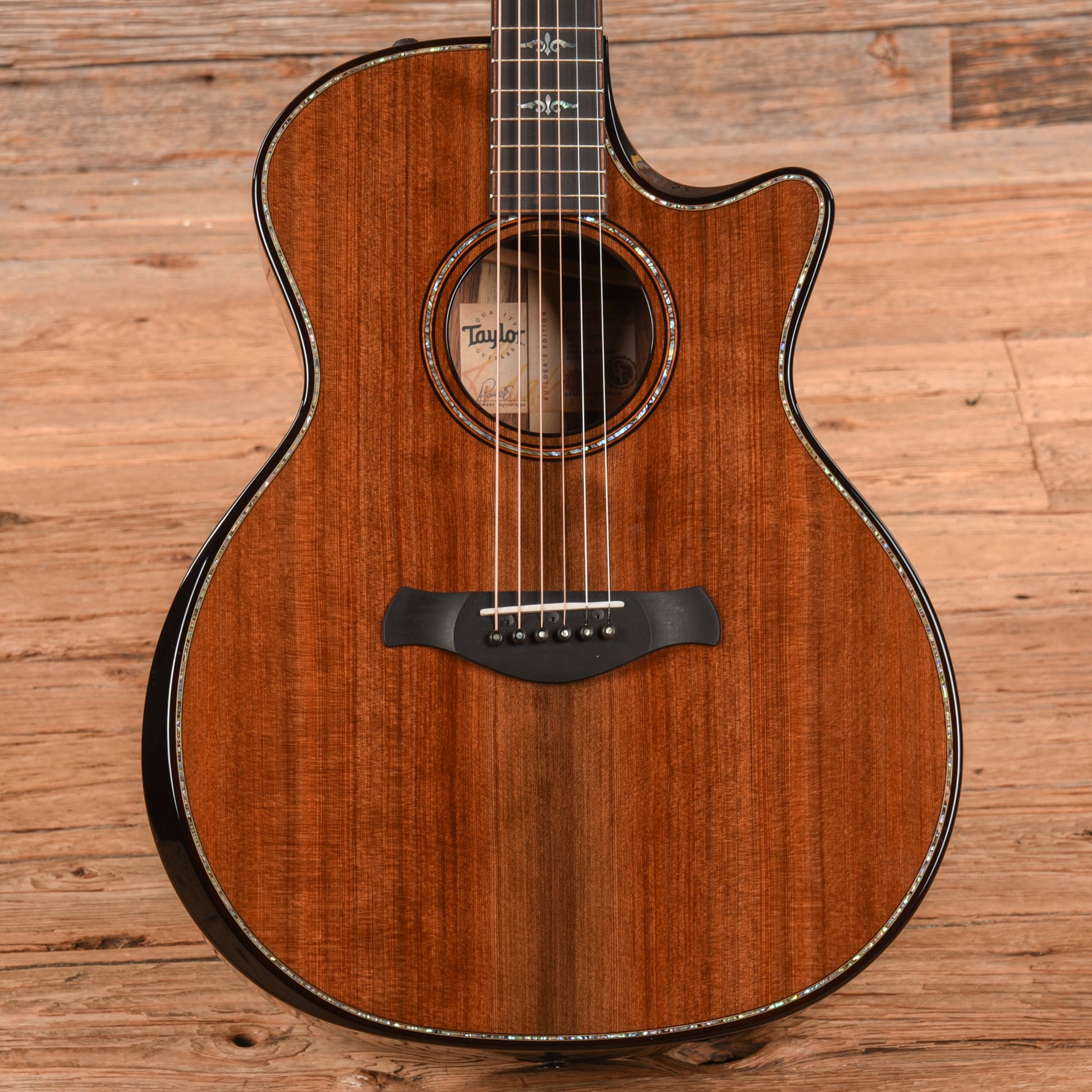 Taylor 914ce Builders Edition Sinker Redwood/Honduran Rosewood Natural 2023 Acoustic Guitars / OM and Auditorium