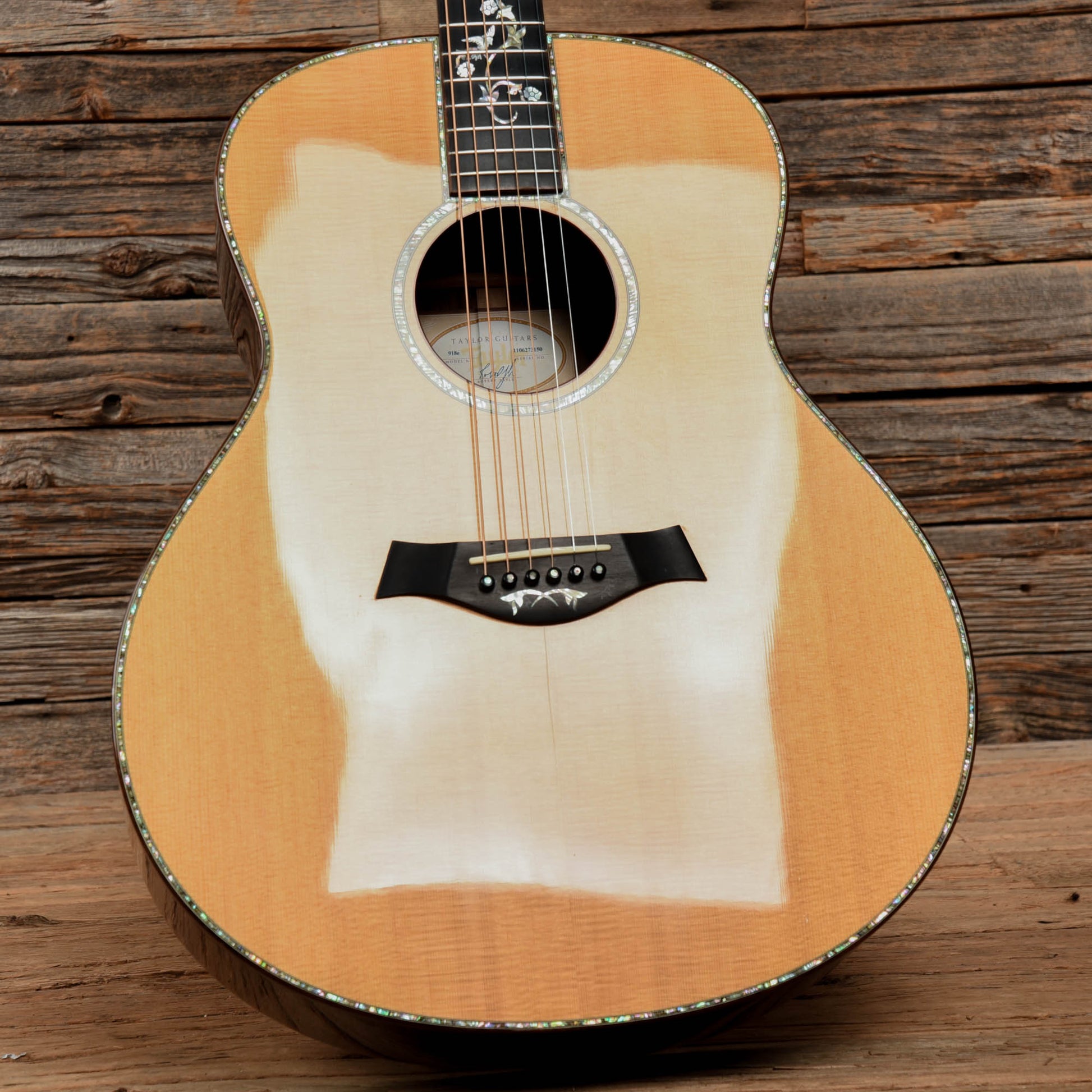 Taylor 918e Natural 2013 Acoustic Guitars / OM and Auditorium