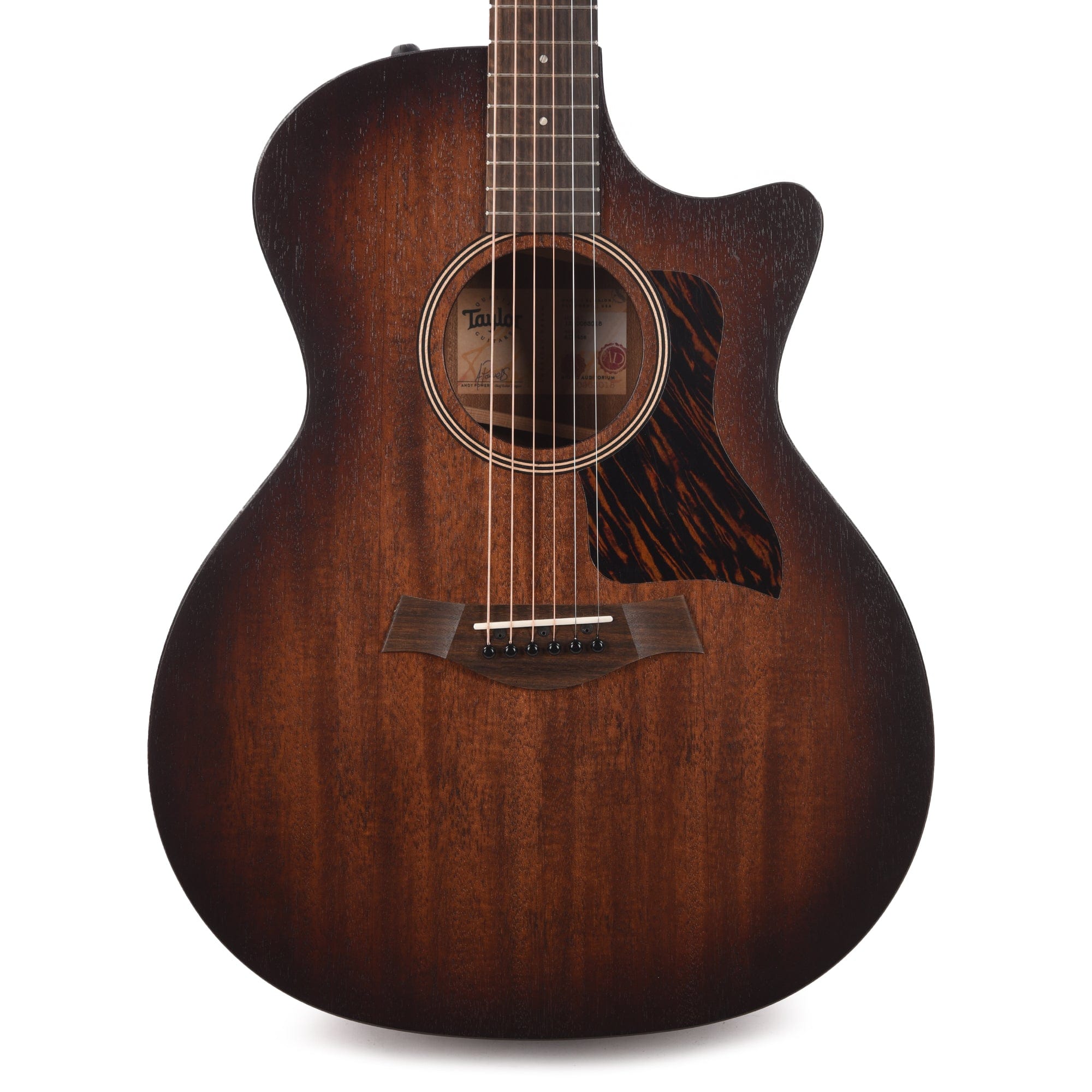 Taylor AD24ce Grand Auditorium Mahogany/Sapele Shaded Edgeburst ES2 Acoustic Guitars / OM and Auditorium