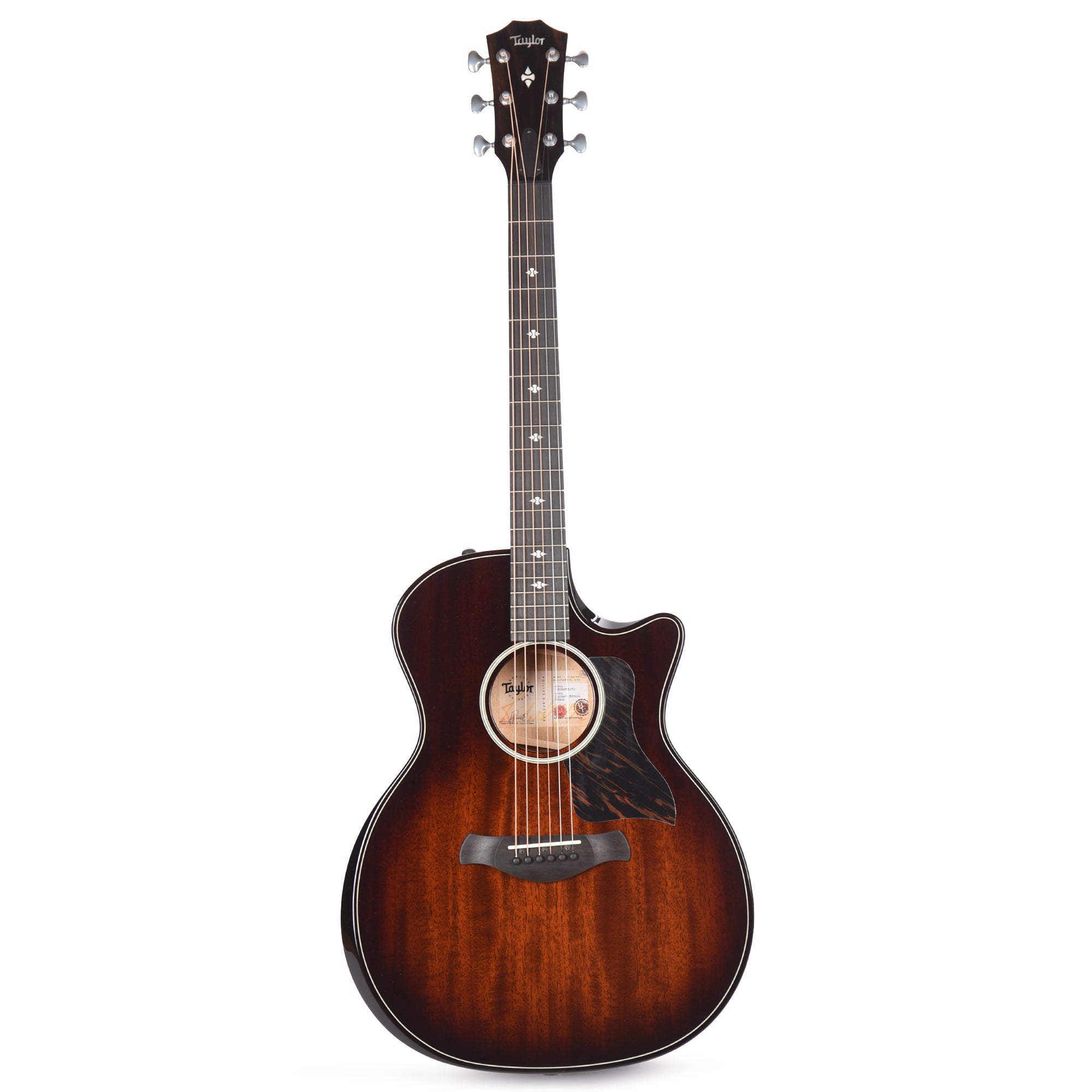 Taylor Builder's Edition 524ce Grand Auditorium Neo-Tropical Mahogany/Urban Ash Tobacco Kona Burst ES2 Acoustic Guitars / OM and Auditorium
