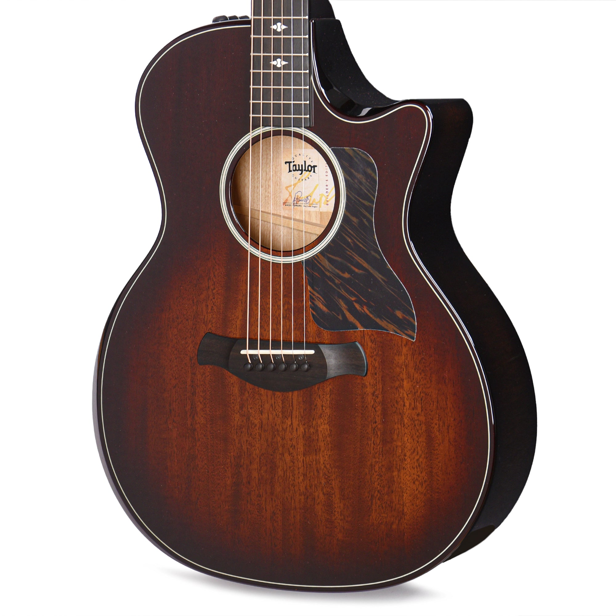 Taylor Builder's Edition 524ce Grand Auditorium Neo-Tropical Mahogany/Urban Ash Tobacco Kona Burst ES2 Acoustic Guitars / OM and Auditorium