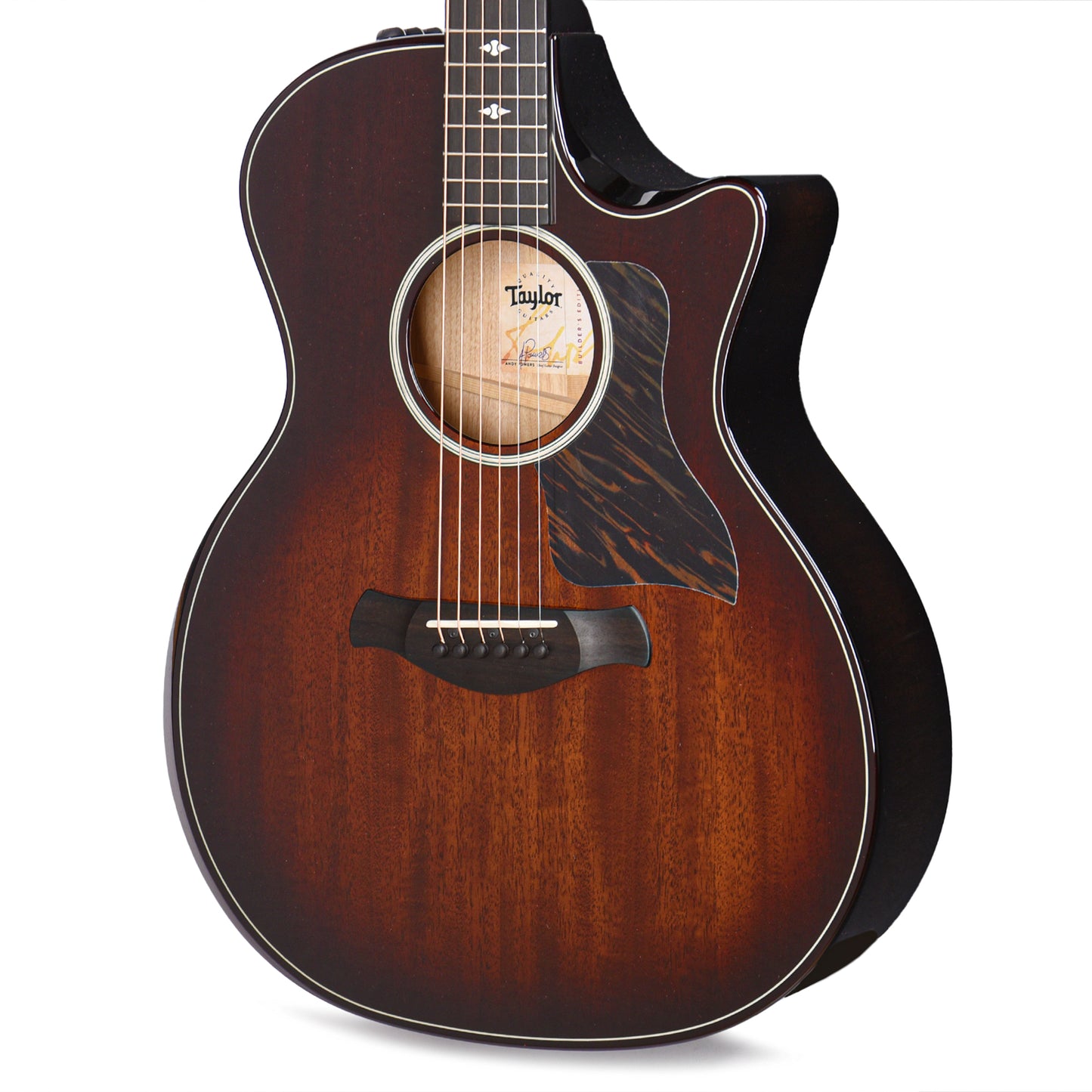 Taylor Builder's Edition 524ce Grand Auditorium Neo-Tropical Mahogany/Urban Ash Tobacco Kona Burst ES2 Acoustic Guitars / OM and Auditorium