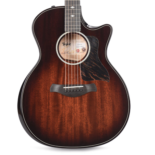 Taylor Builder's Edition 524ce Grand Auditorium Neo-Tropical Mahogany/Urban Ash Tobacco Kona Burst ES2 Acoustic Guitars / OM and Auditorium