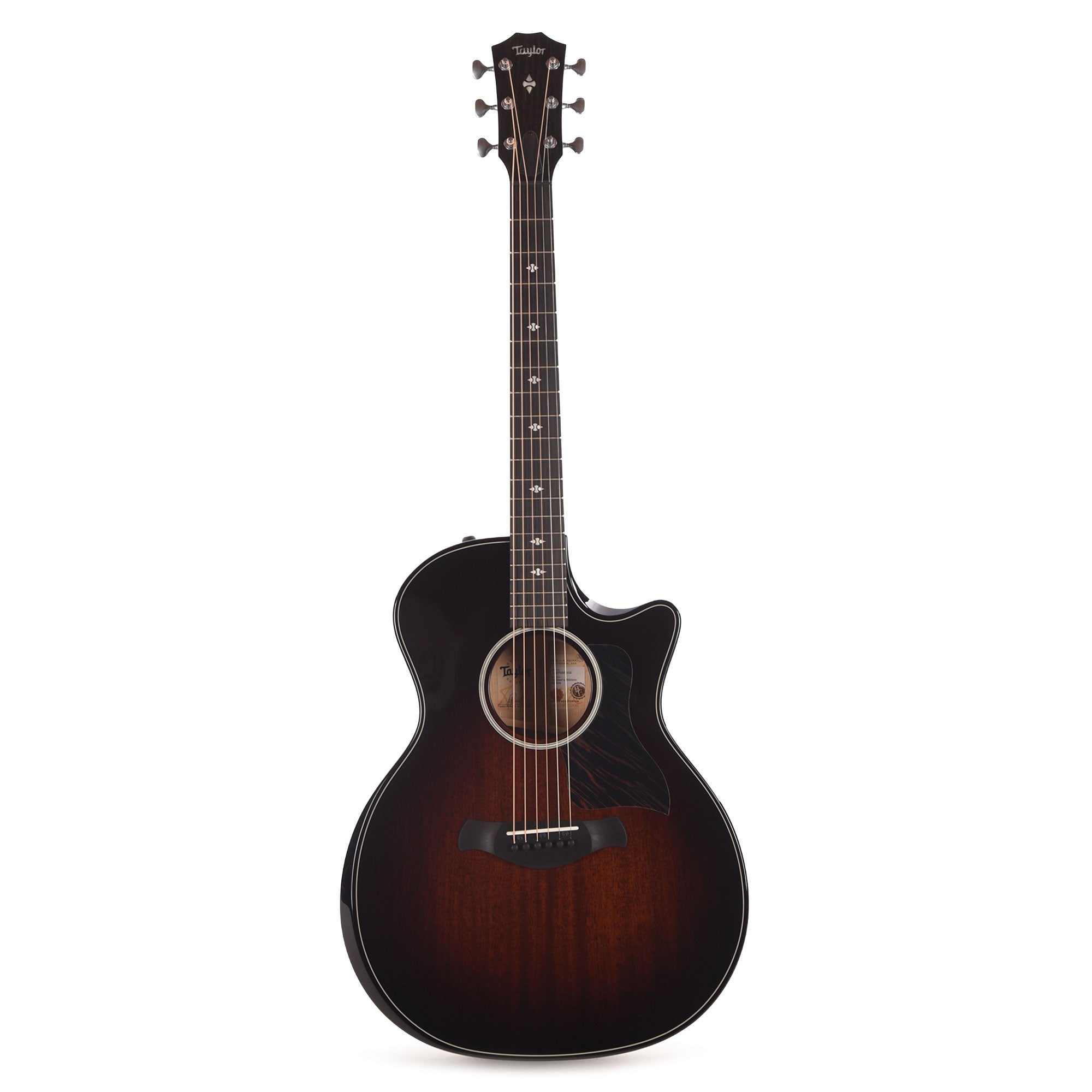 Taylor Builder's Edition 524ce Grand Auditorium Neo-Tropical Mahogany/Urban Ash Tobacco Kona Burst ES2 Acoustic Guitars / OM and Auditorium