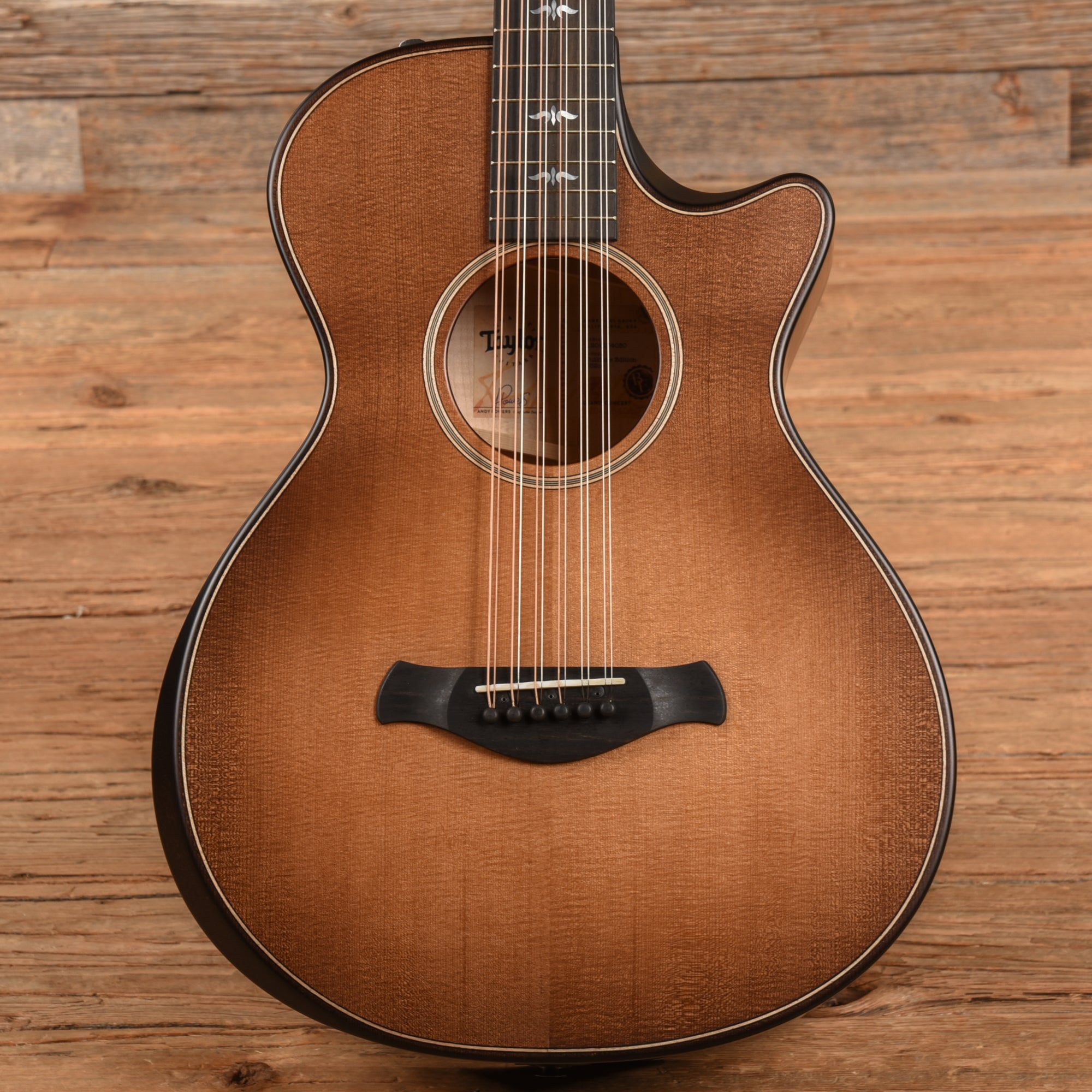 Taylor Builder's Edition 652ce Sunburst 2024 Acoustic Guitars / OM and Auditorium