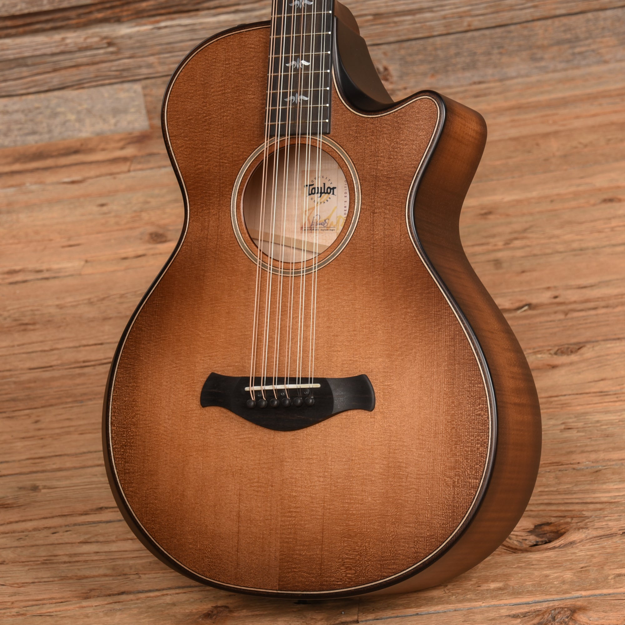 Taylor Builder's Edition 652ce Sunburst 2024 Acoustic Guitars / OM and Auditorium