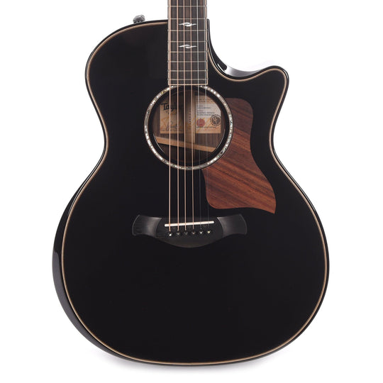 Taylor Builder's Edition 814ce Blacktop Grand Auditorium Adirondack/Rosewood ES2 Acoustic Guitars / OM and Auditorium