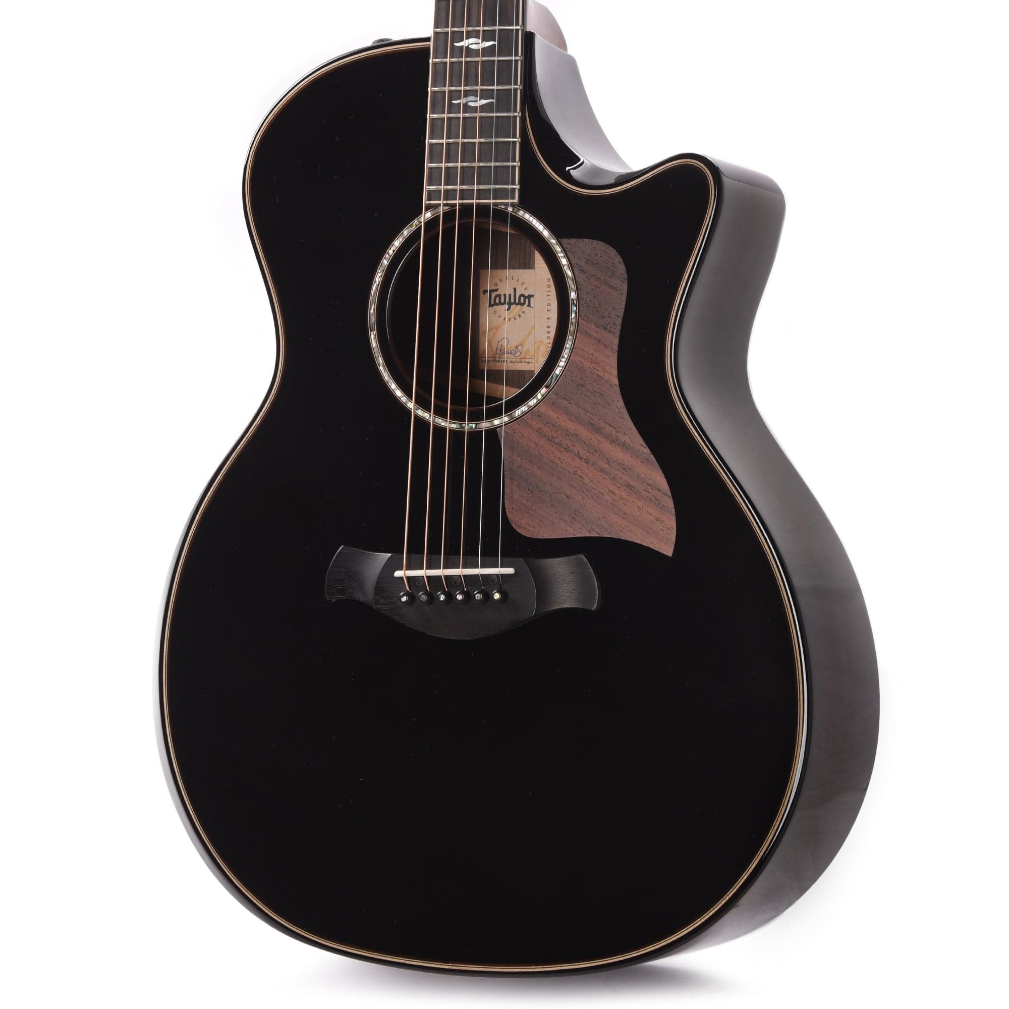 Taylor Builder's Edition 814ce Blacktop Grand Auditorium Adirondack/Rosewood ES2 Acoustic Guitars / OM and Auditorium