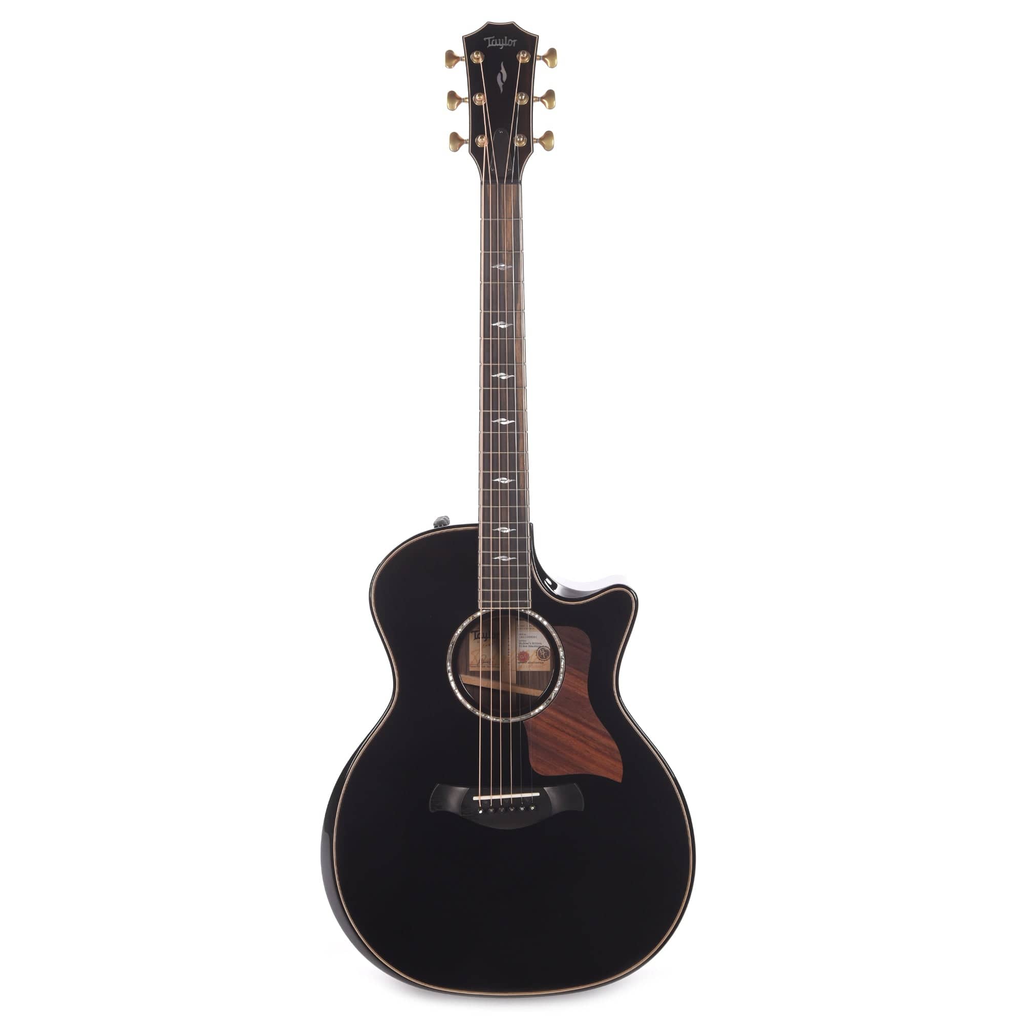 Taylor Builder's Edition 814ce Blacktop Grand Auditorium Adirondack/Rosewood ES2 Acoustic Guitars / OM and Auditorium