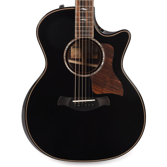 Taylor Builder's Edition 814ce Blacktop Grand Auditorium Adirondack/Rosewood ES2 Acoustic Guitars / OM and Auditorium