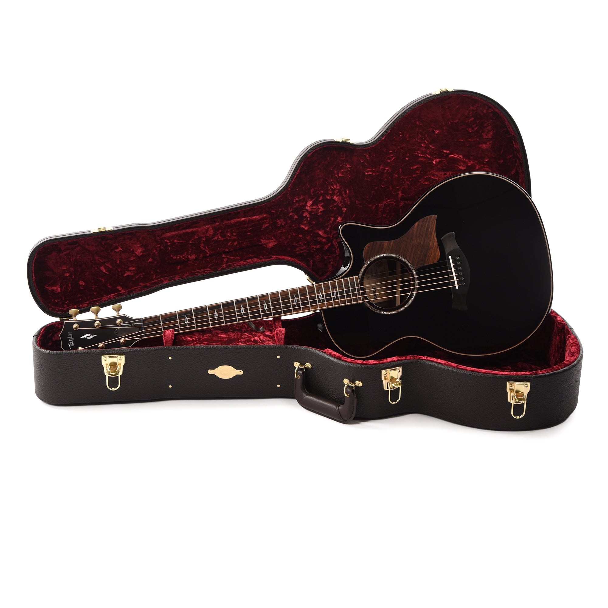 Taylor Builder's Edition 814ce Blacktop Grand Auditorium Adirondack/Rosewood ES2 Acoustic Guitars / OM and Auditorium