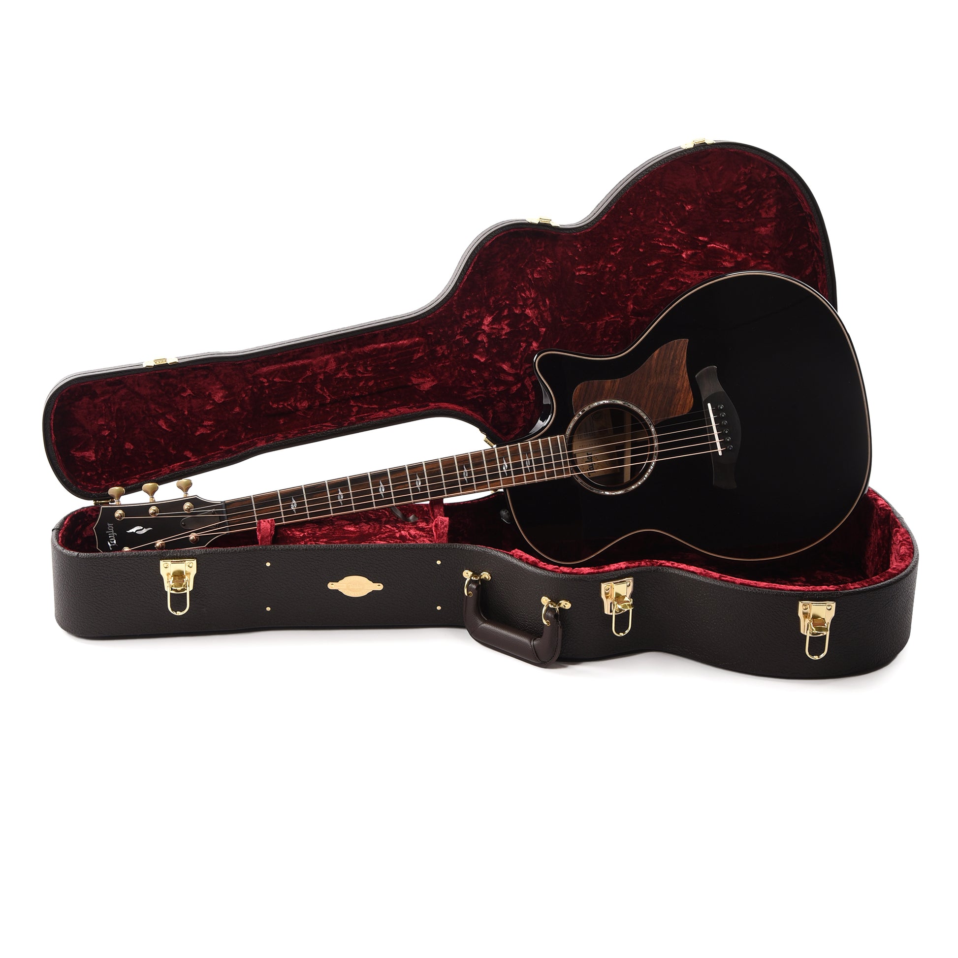 Taylor Builder's Edition 814ce Blacktop Grand Auditorium Adirondack/Rosewood ES2 Acoustic Guitars / OM and Auditorium