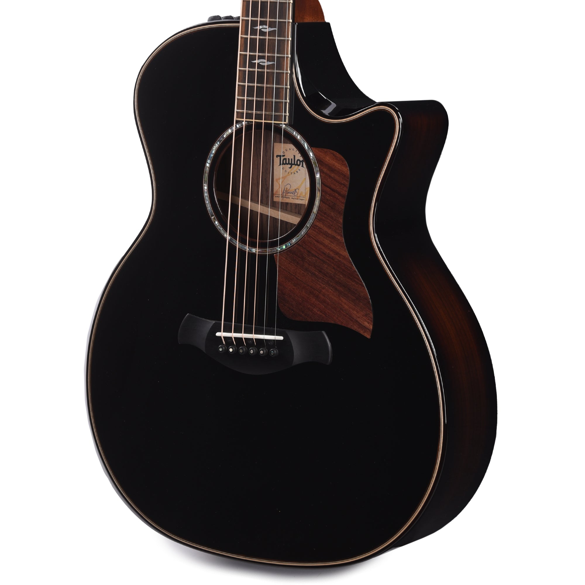 Taylor Builder's Edition 814ce Blacktop Grand Auditorium Adirondack/Rosewood ES2 Acoustic Guitars / OM and Auditorium