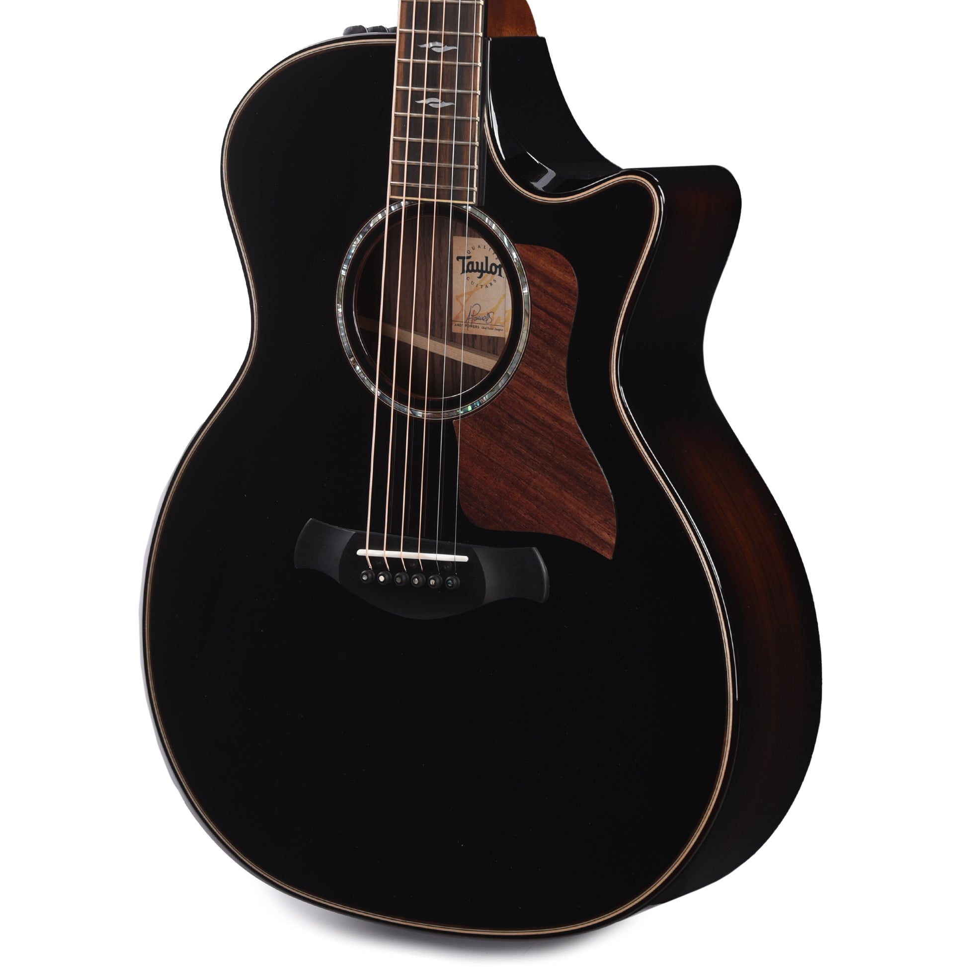 Taylor Builder's Edition 814ce Blacktop Grand Auditorium Adirondack/Rosewood ES2 Acoustic Guitars / OM and Auditorium