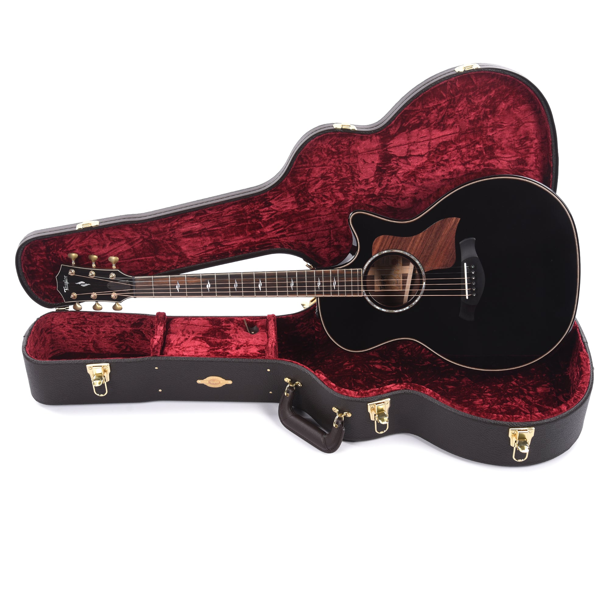 Taylor Builder's Edition 814ce Blacktop Grand Auditorium Adirondack/Rosewood ES2 Acoustic Guitars / OM and Auditorium