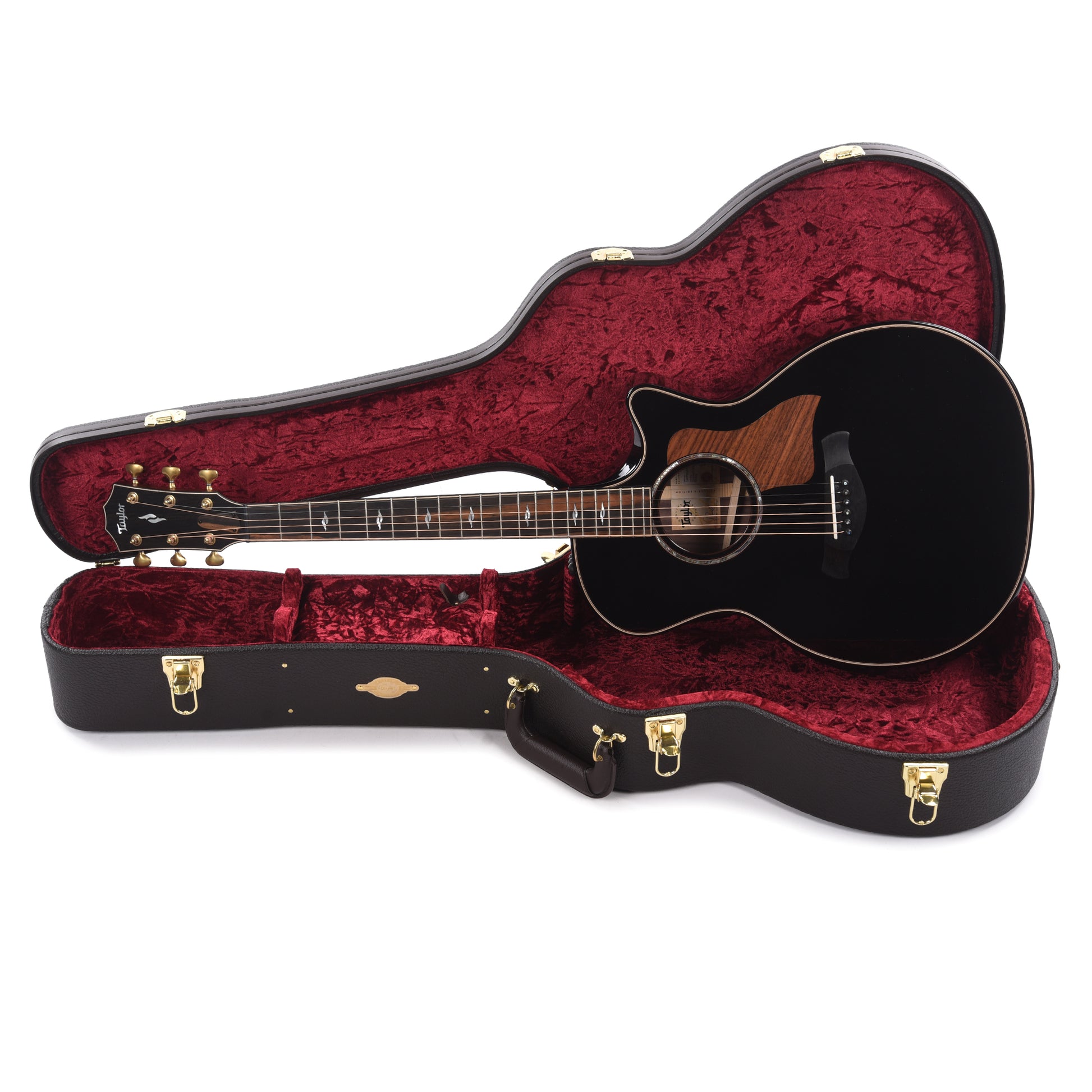 Taylor Builder's Edition 814ce Blacktop Grand Auditorium Adirondack/Rosewood ES2 Acoustic Guitars / OM and Auditorium