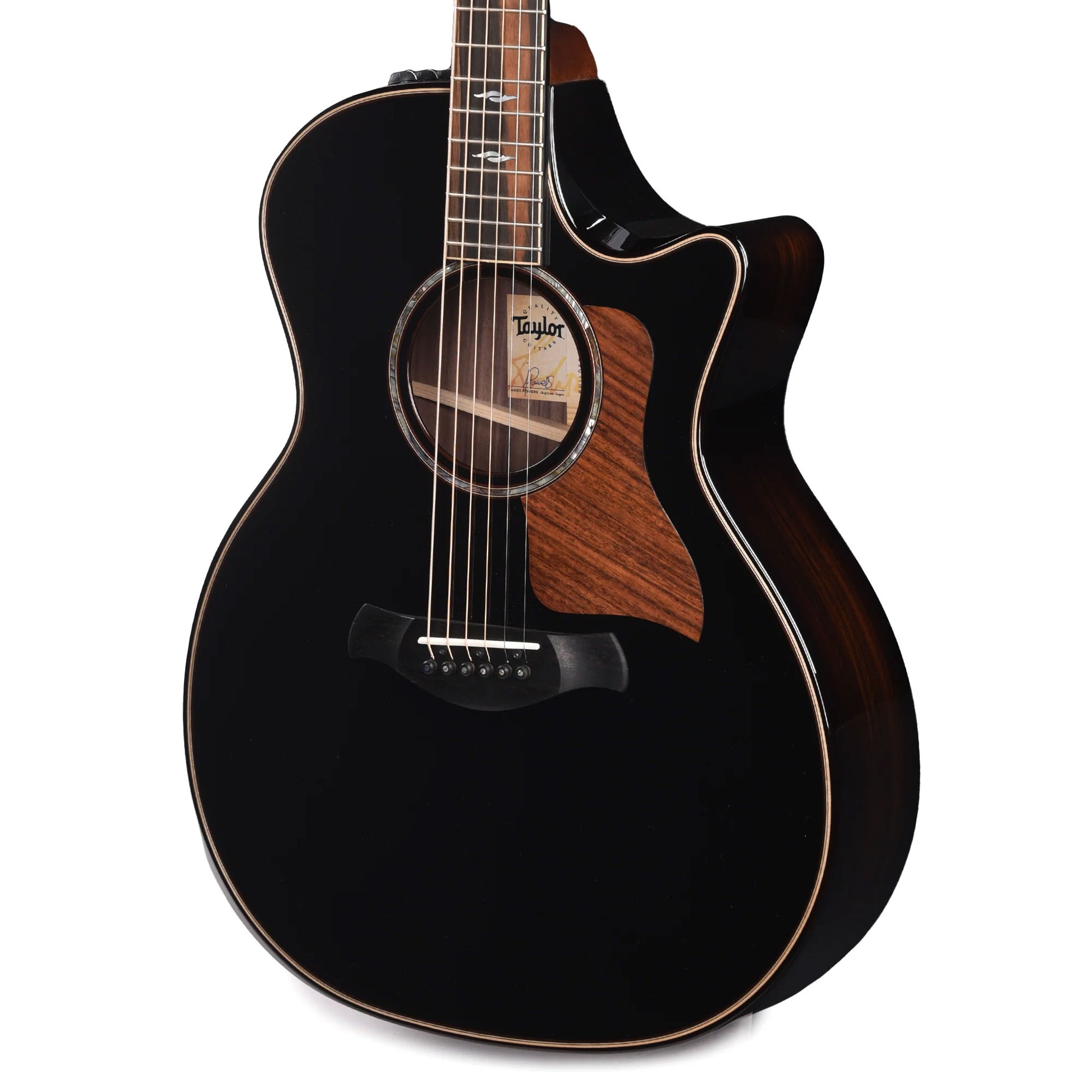 Taylor Builder's Edition 814ce Blacktop Grand Auditorium Adirondack/Rosewood ES2 Acoustic Guitars / OM and Auditorium