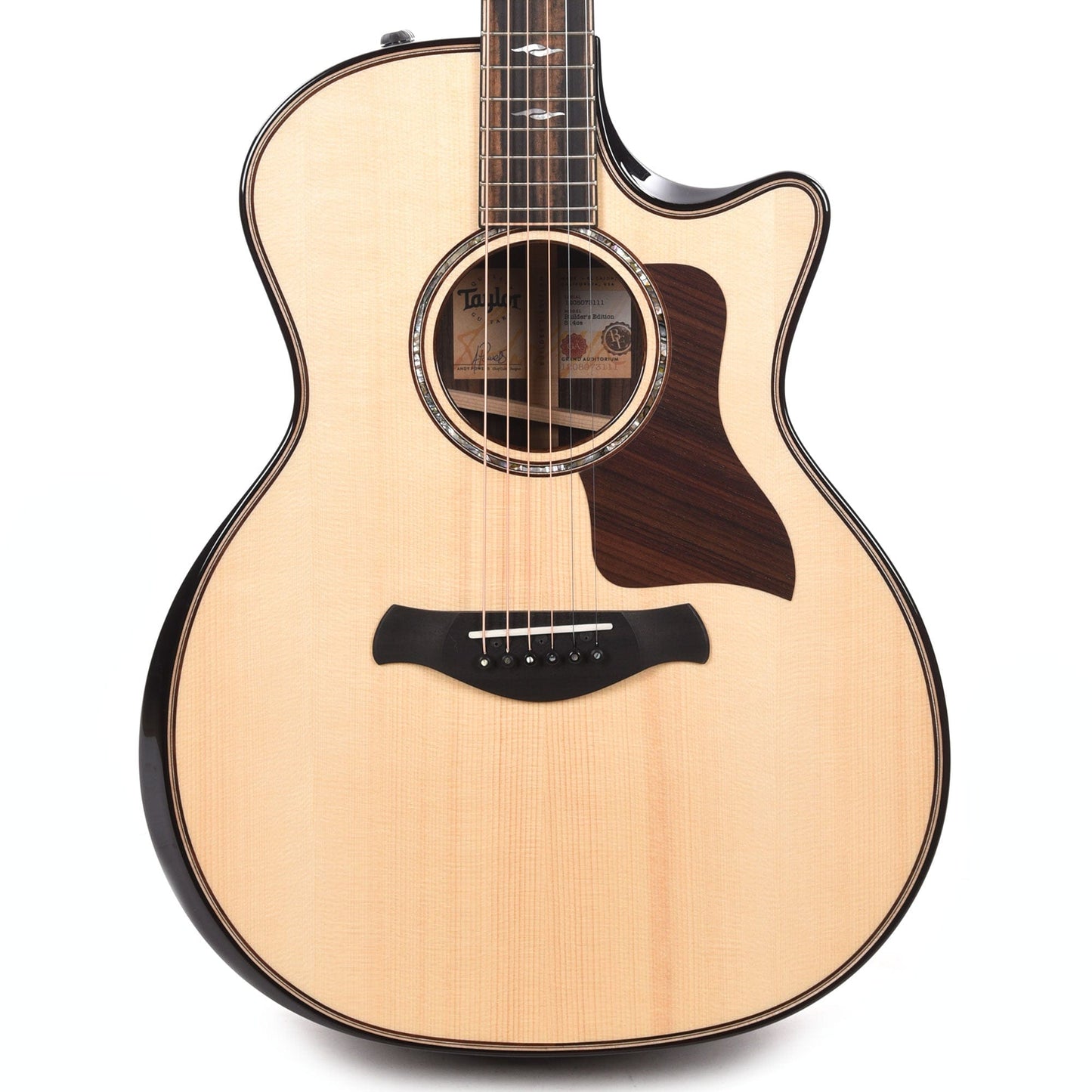 Taylor Builder's Edition 814ce Grand Auditorium Adirondack/Rosewood Natural ES2 Acoustic Guitars / OM and Auditorium