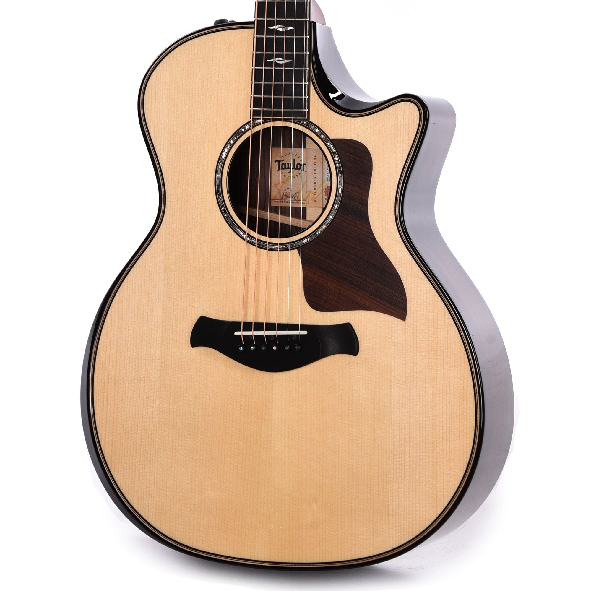 Taylor Builder's Edition 814ce Grand Auditorium Adirondack/Rosewood Natural ES2 Acoustic Guitars / OM and Auditorium