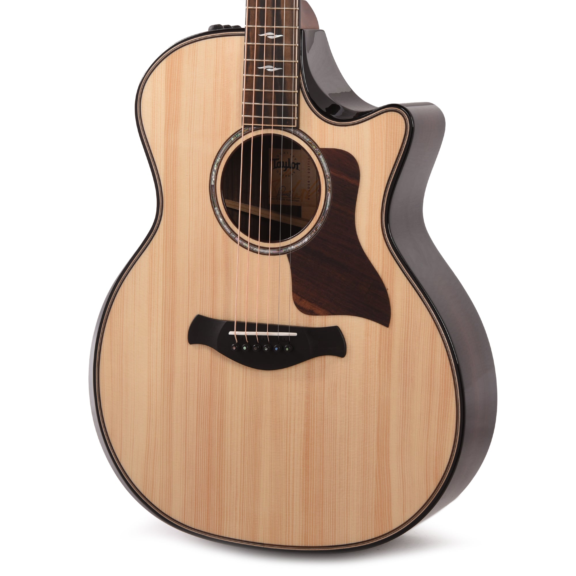 Taylor Builder's Edition 814ce Grand Auditorium Adirondack/Rosewood Natural ES2 Acoustic Guitars / OM and Auditorium
