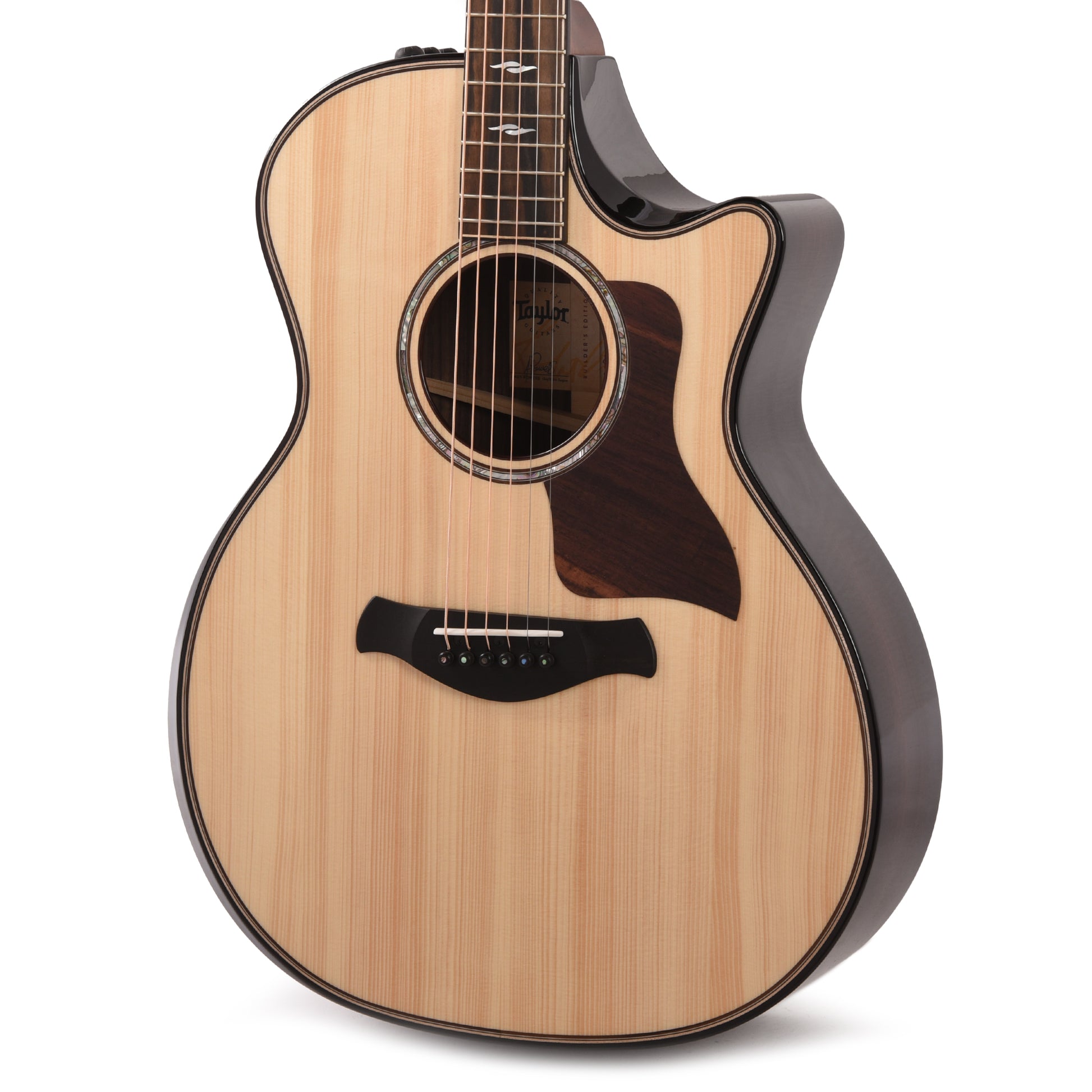 Taylor Builder's Edition 814ce Grand Auditorium Adirondack/Rosewood Natural ES2 Acoustic Guitars / OM and Auditorium