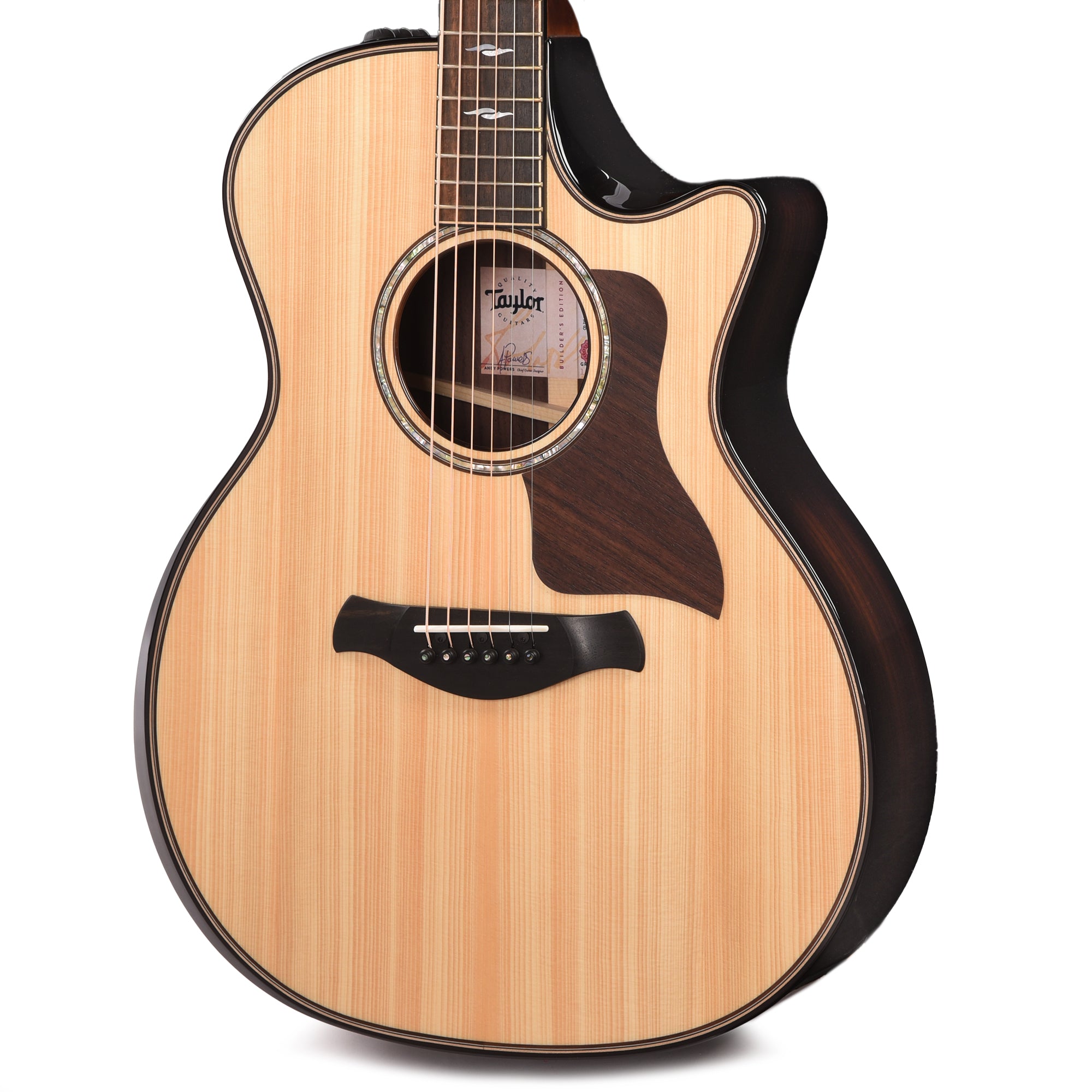 Taylor Builder's Edition 814ce Grand Auditorium Adirondack/Rosewood Natural ES2 Acoustic Guitars / OM and Auditorium