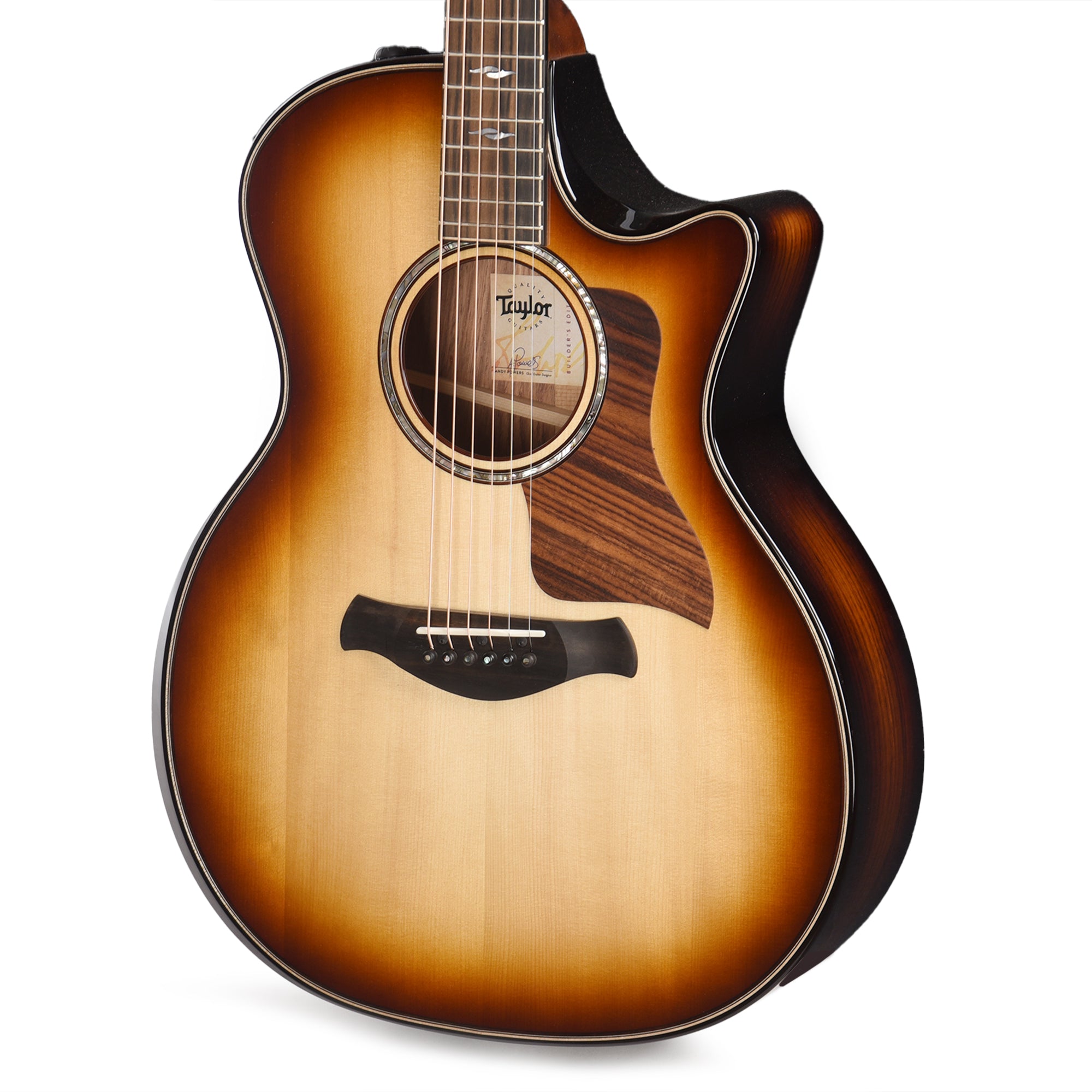 Taylor Builder's Edition 814ce Grand Auditorium Adirondack Spruce/Honduran Rosewood Shaded Edgeburst ES2 Acoustic Guitars / OM and Auditorium