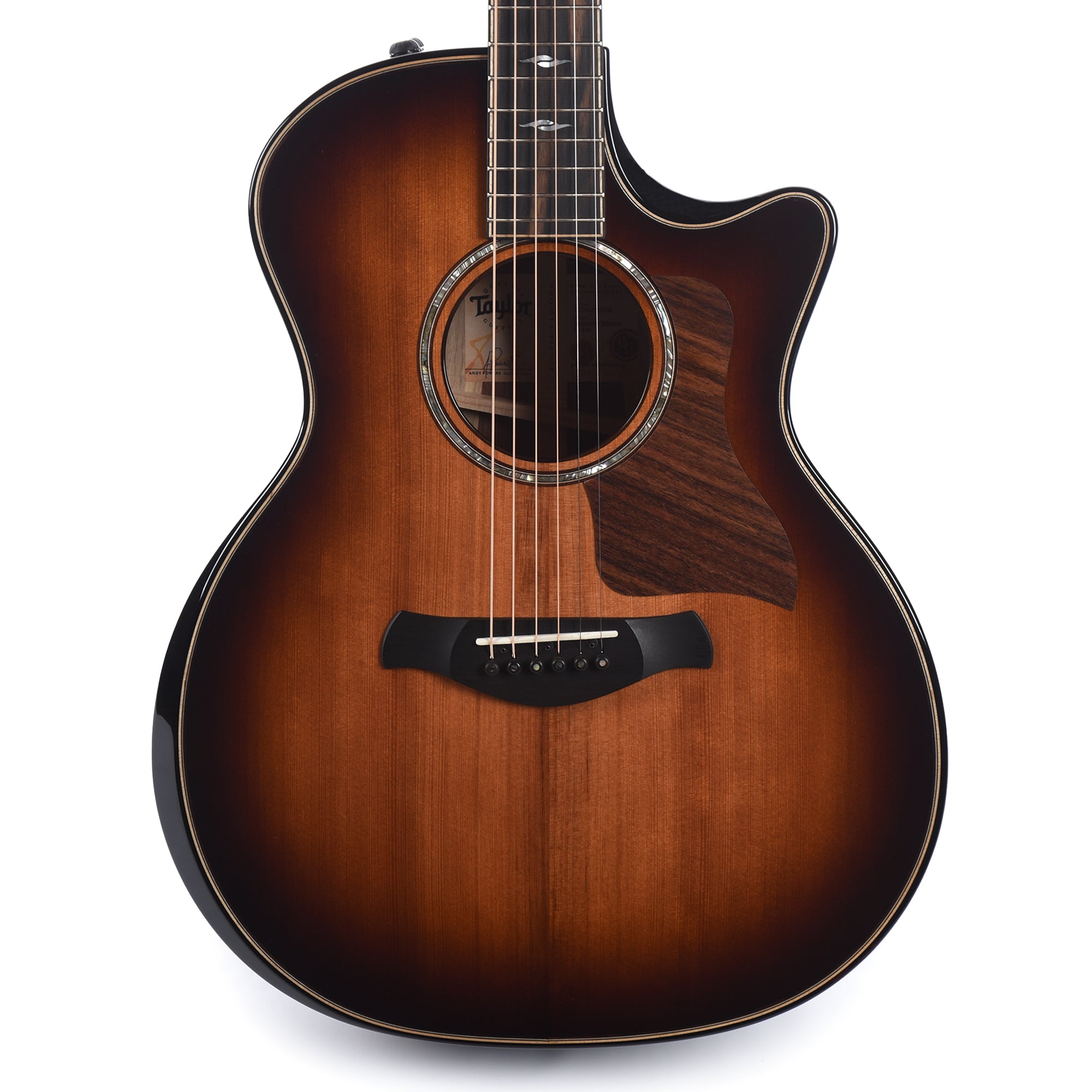 Taylor Builder's Edition 814ce Grand Auditorium Redwood/Honduran Rosewood Shaded Edgeburst ES2 Acoustic Guitars / OM and Auditorium