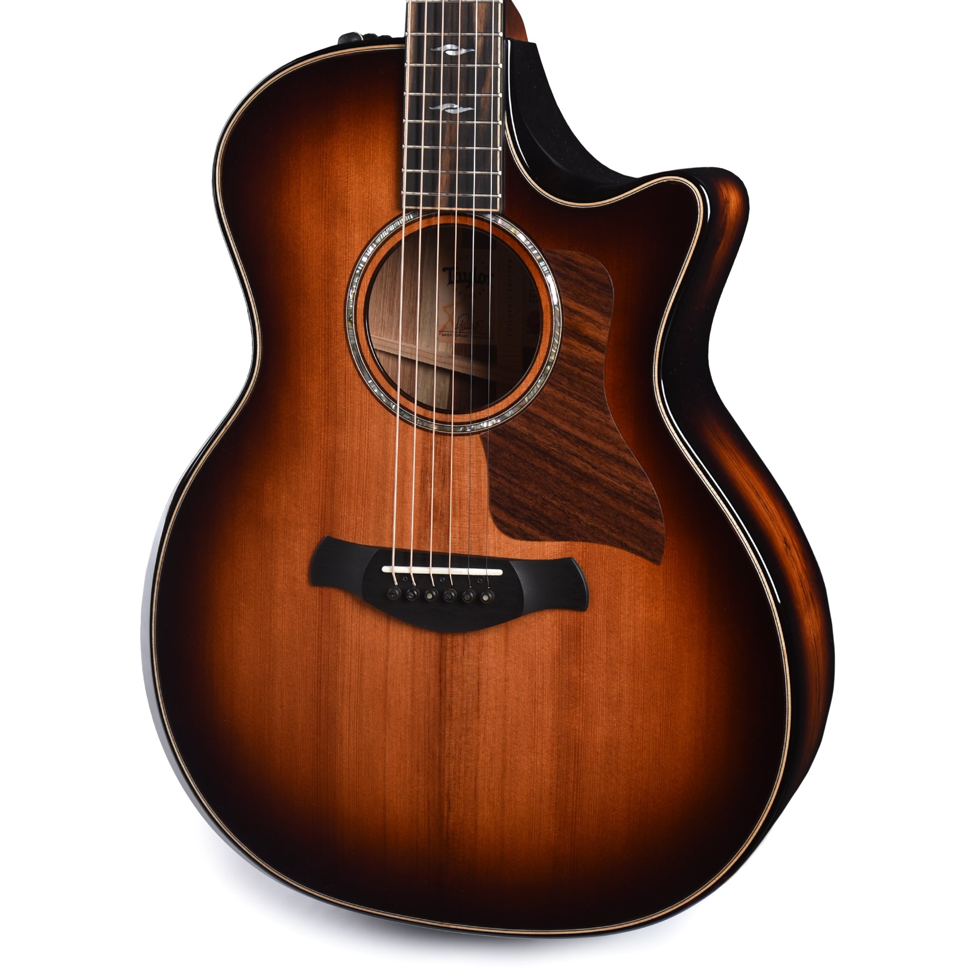 Taylor Builder's Edition 814ce Grand Auditorium Redwood/Honduran Rosewood Shaded Edgeburst ES2 Acoustic Guitars / OM and Auditorium