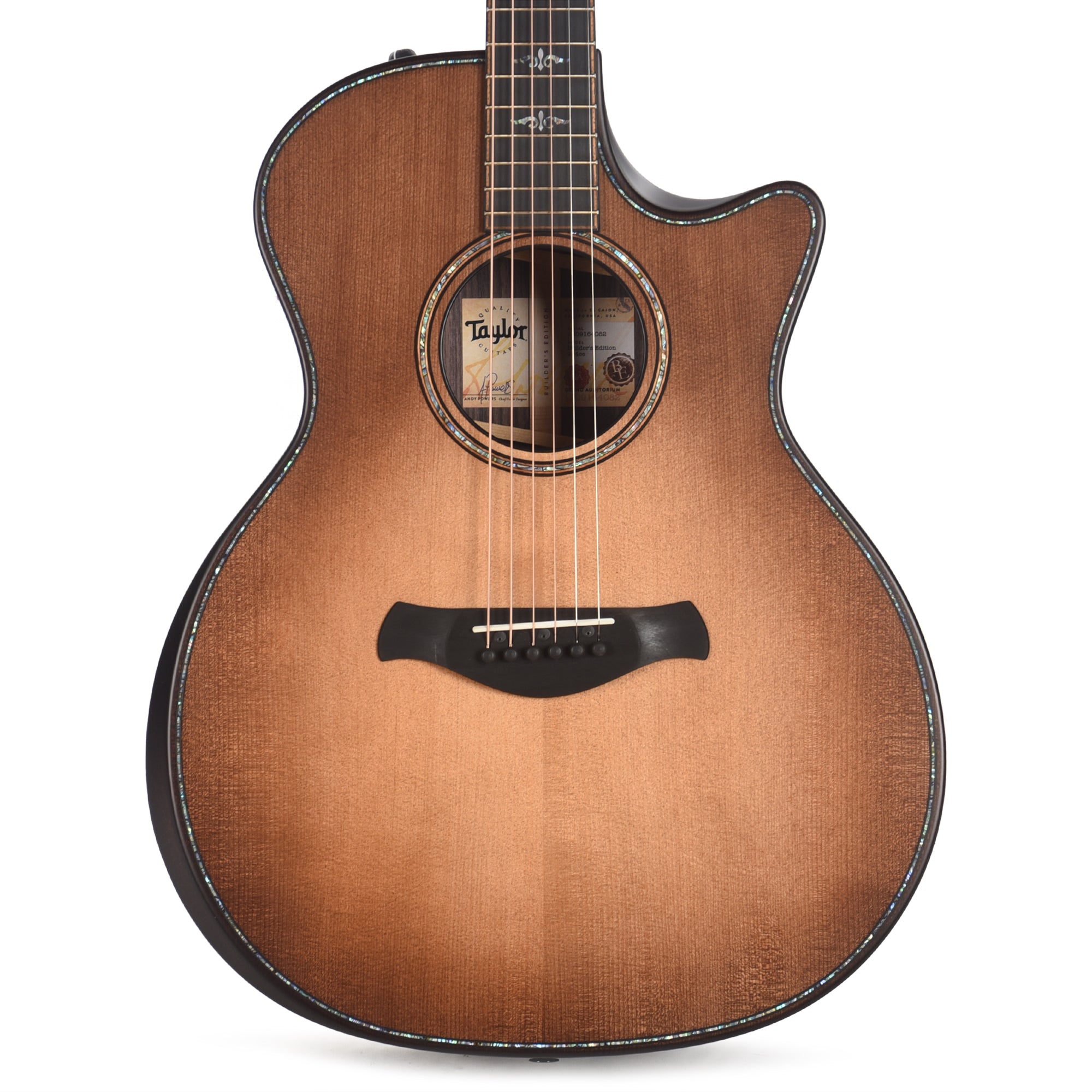 Taylor Builder's Edition 914ce Grand Auditorium Spruce/Rosewood Wild Honey Burst ES2 Acoustic Guitars / OM and Auditorium
