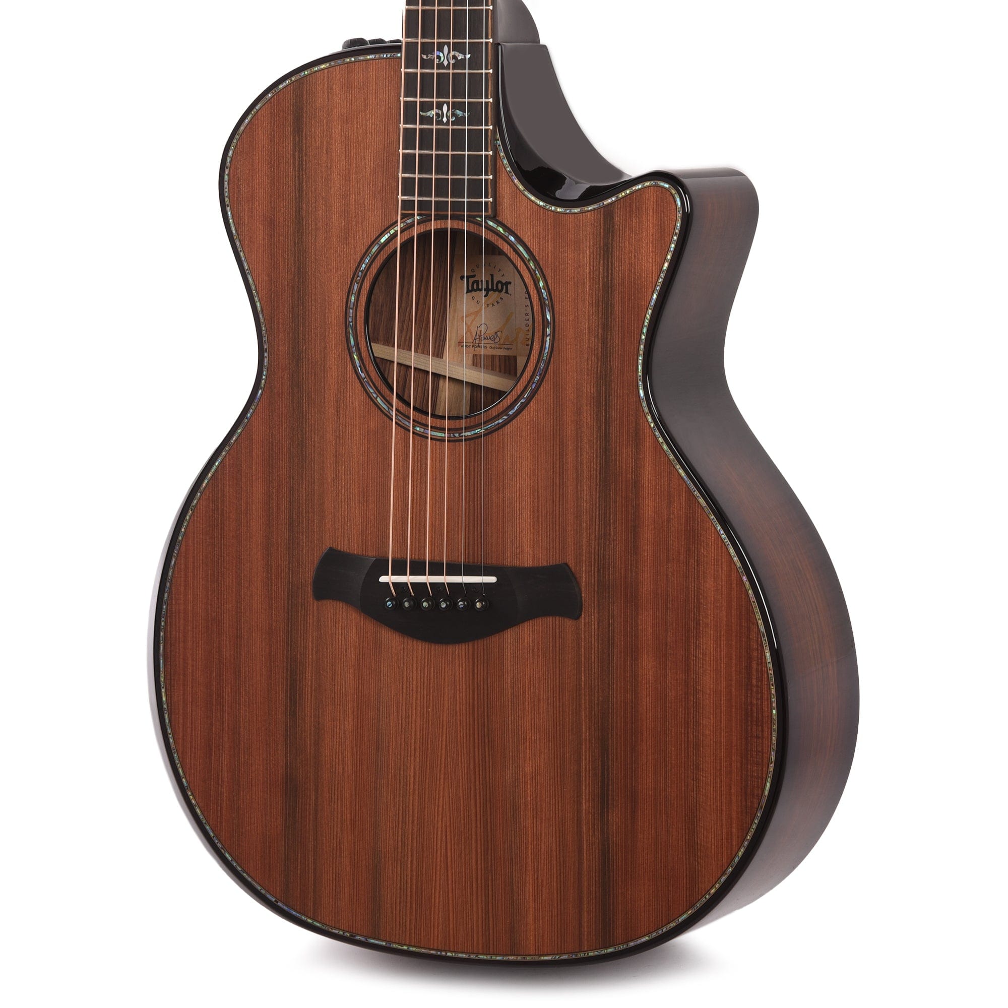 Taylor Builder's Edition 914ce Grand Auditorium Stripy Sinker Redwood/Rosewood Natural Top Acoustic Guitars / OM and Auditorium