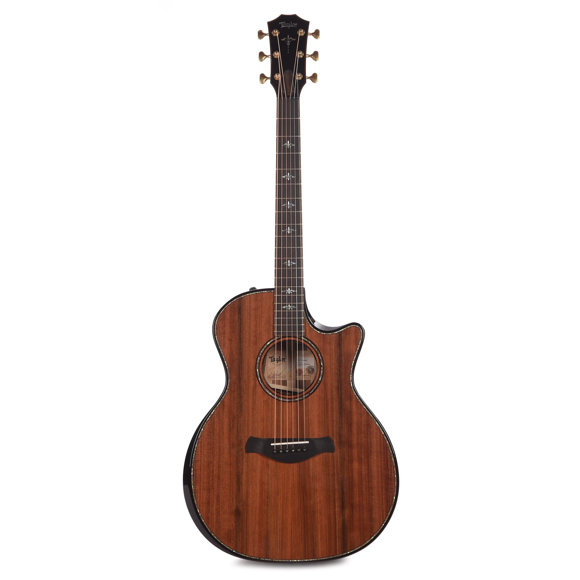 Taylor Builder's Edition 914ce Grand Auditorium Stripy Sinker Redwood/Rosewood Natural Top Acoustic Guitars / OM and Auditorium