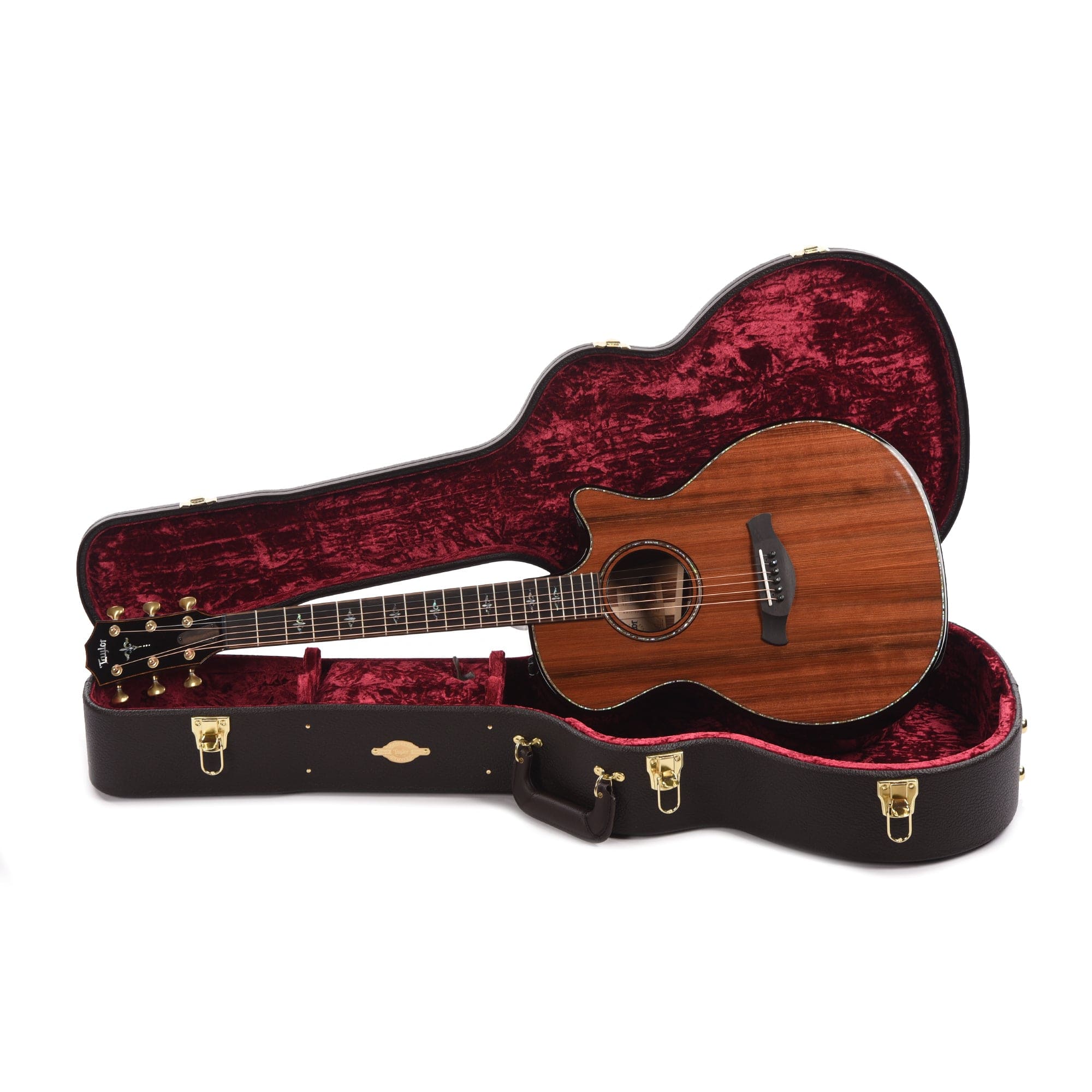 Taylor Builder's Edition 914ce Grand Auditorium Stripy Sinker Redwood/Rosewood Natural Top Acoustic Guitars / OM and Auditorium