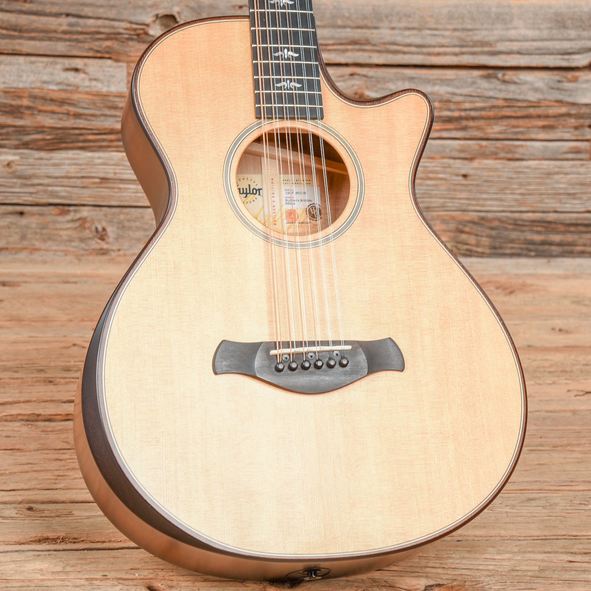 Taylor Builders Edition 652ce Natural 2020 Acoustic Guitars / OM and Auditorium
