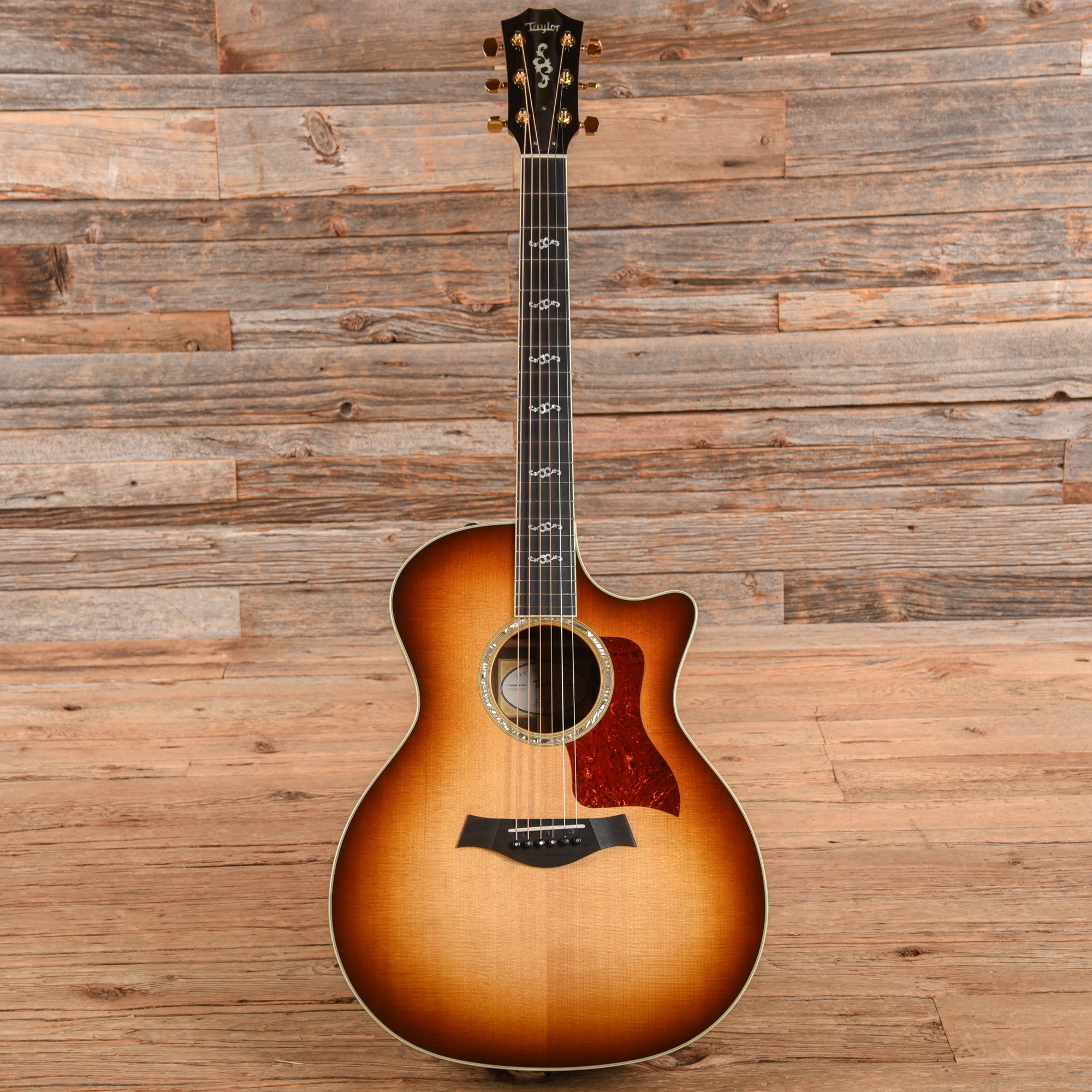 Taylor Custom 414ce Sunburst 2018 Acoustic Guitars / OM and Auditorium