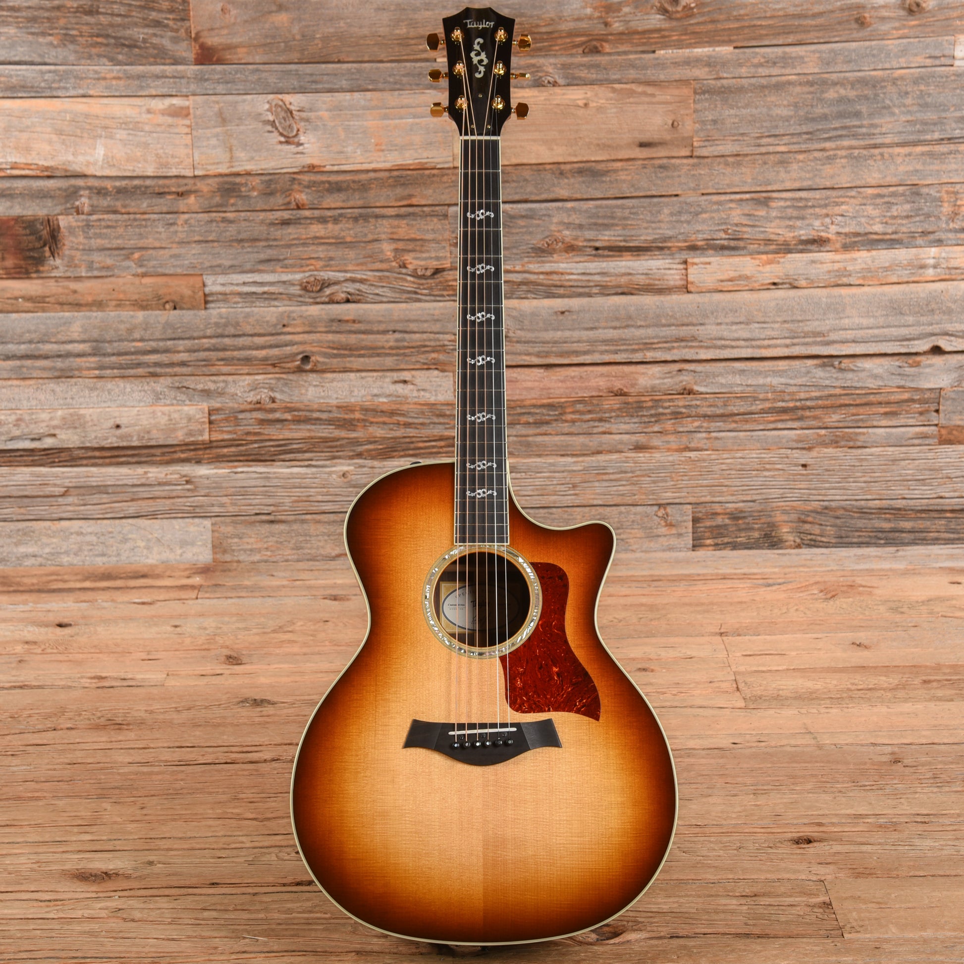 Taylor Custom 414ce Sunburst 2018 Acoustic Guitars / OM and Auditorium