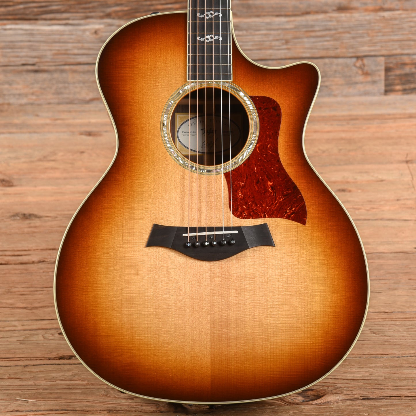 Taylor Custom 414ce Sunburst 2018 Acoustic Guitars / OM and Auditorium