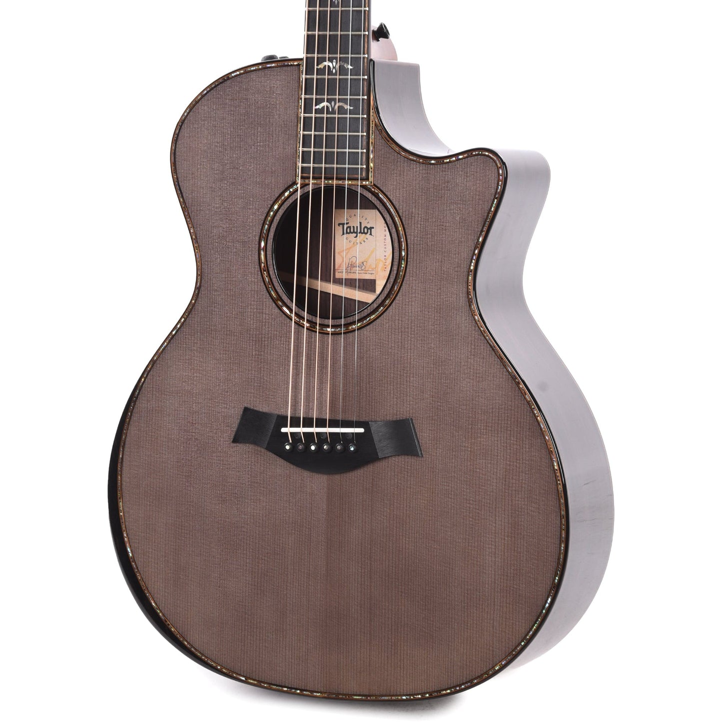 Taylor Custom "Catch" 2023 #020 Grand Auditorium Sitka/AA Rosewood Charcoal Black Top Acoustic Guitars / OM and Auditorium