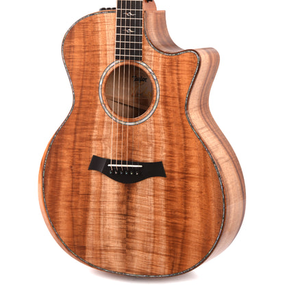 Taylor Custom Grand Auditorium AA Figured Hawaiian Koa Natural ES2 w/Hawaiian Koa Binding Acoustic Guitars / OM and Auditorium
