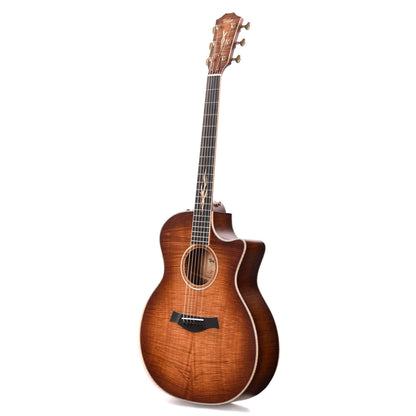 Taylor Custom Grand Auditorium Master Grade Koa Satin Shaded Edgeburst w/Figured Maple Binding & Bouquet Inlay Acoustic Guitars / OM and Auditorium