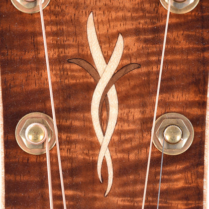 Taylor Custom Grand Auditorium Master Grade Koa Satin Shaded Edgeburst w/Figured Maple Binding & Bouquet Inlay Acoustic Guitars / OM and Auditorium