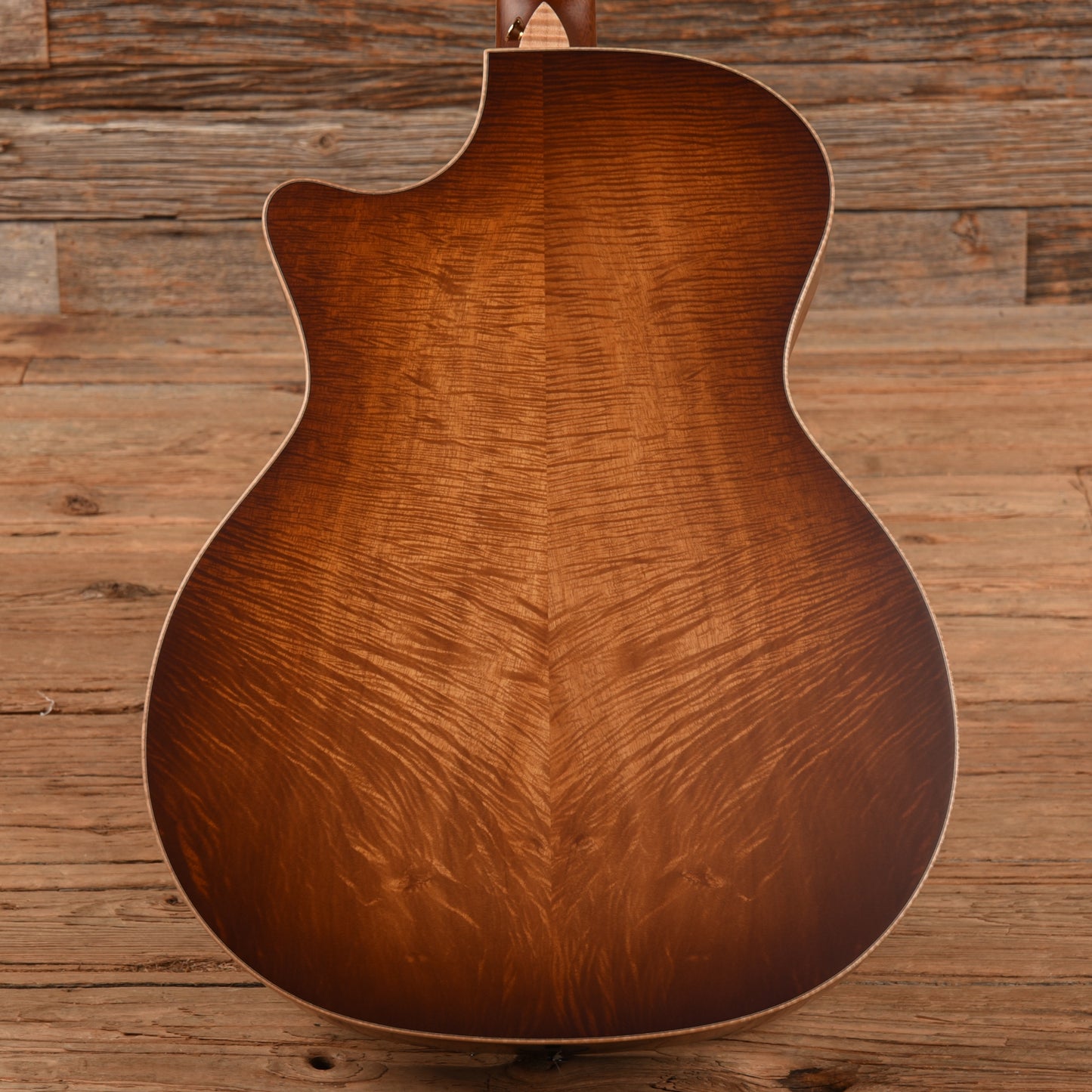 Taylor Custom Grand Auditorium Master Grade Koa w/Figured Maple Binding & Bouquet Inlay Satin Shaded Edgeburst 2022 Acoustic Guitars / OM and Auditorium