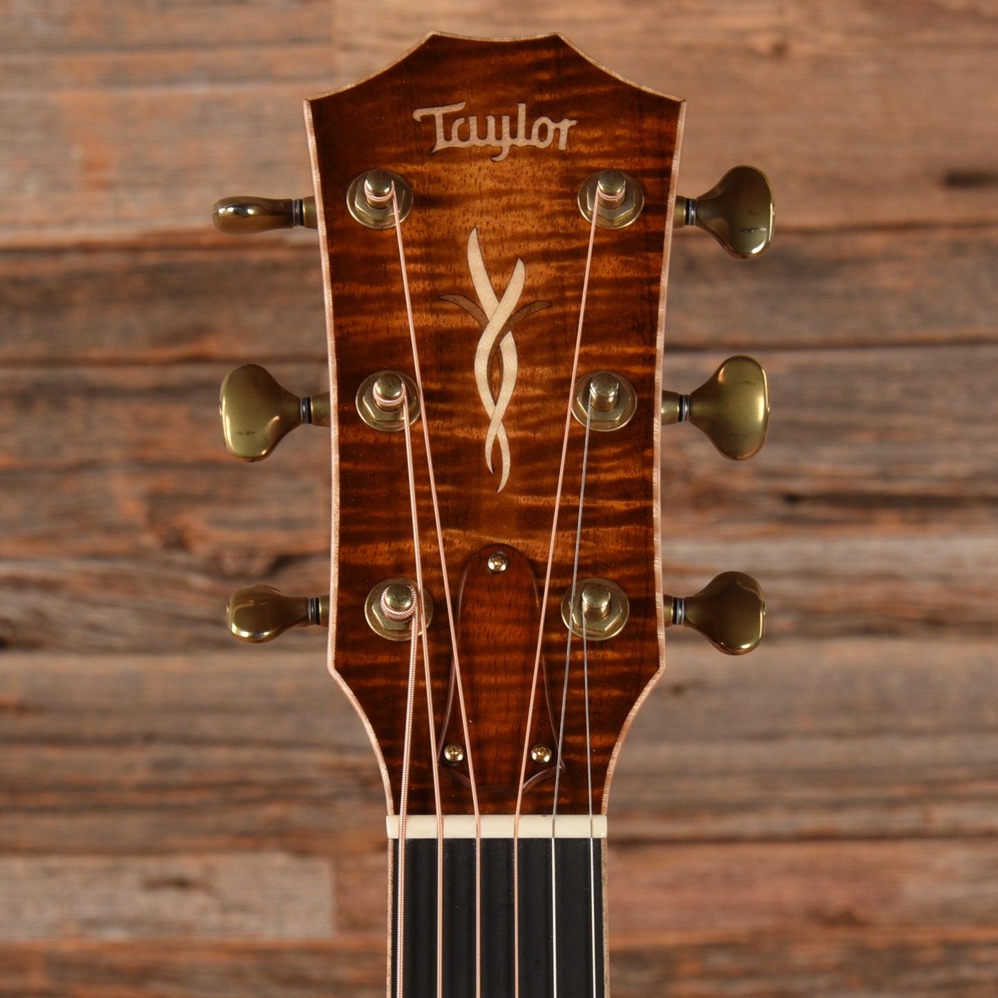 Taylor Custom Grand Auditorium Master Grade Koa w/Figured Maple Binding & Bouquet Inlay Satin Shaded Edgeburst 2022 Acoustic Guitars / OM and Auditorium
