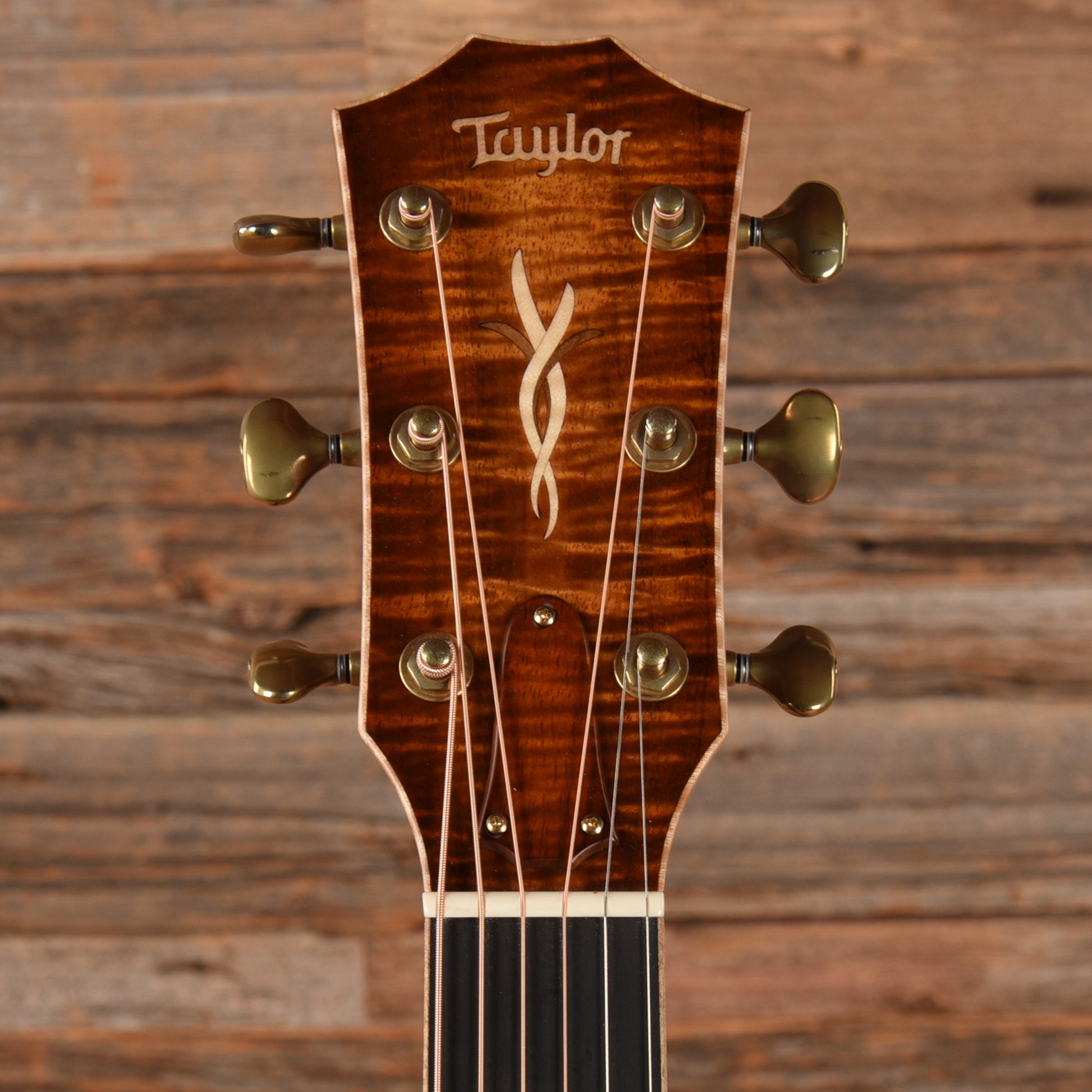 Taylor Custom Grand Auditorium Master Grade Koa w/Figured Maple Binding & Bouquet Inlay Satin Shaded Edgeburst 2022 Acoustic Guitars / OM and Auditorium
