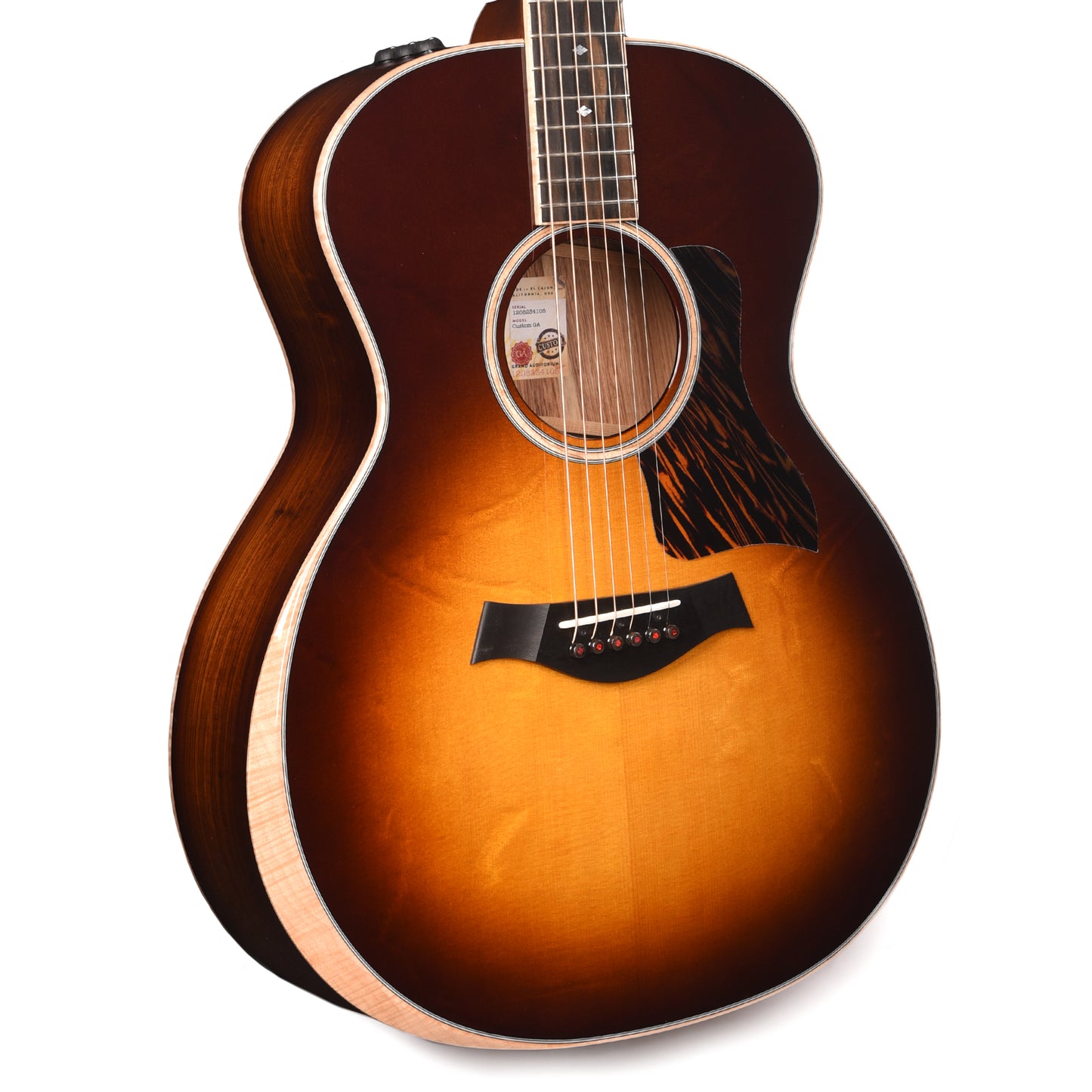 Taylor Custom Grand Auditorium Premium Bearclaw Sitka/Honduran Rosewood Tobacco Sunburst Top ES2 Acoustic Guitars / OM and Auditorium