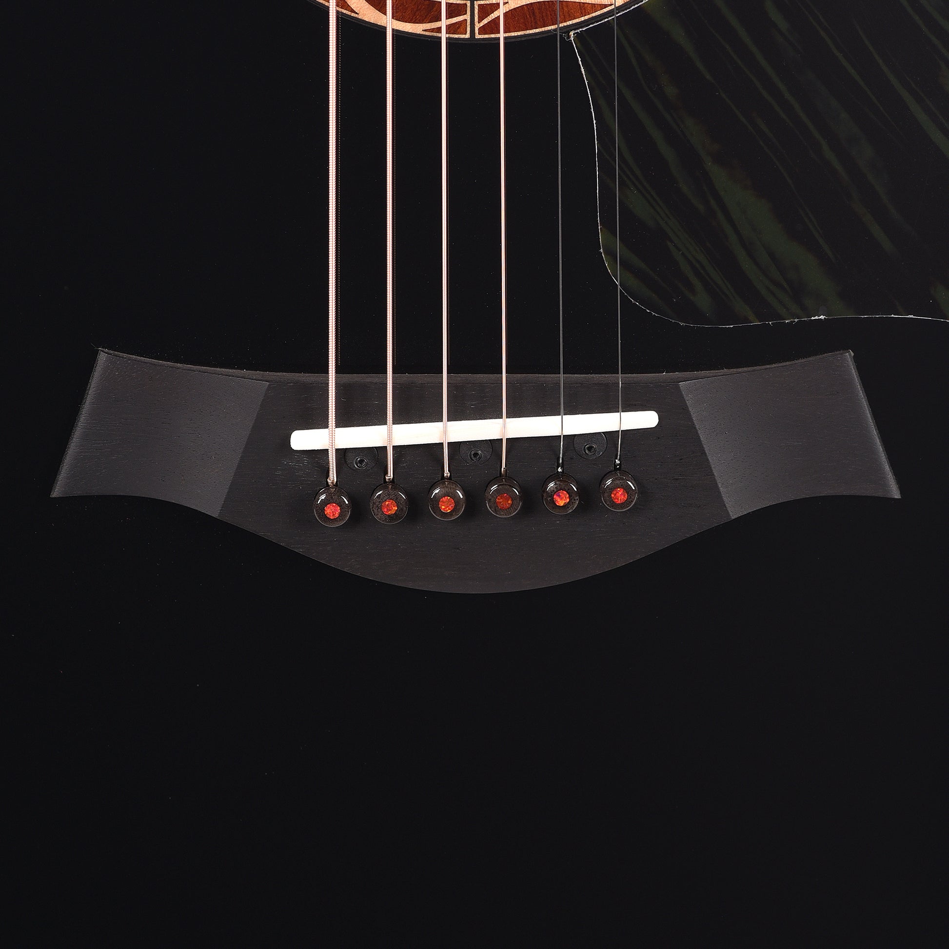 Taylor Custom Grand Auditorium Torrefied Sitka/Cocobolo Black Top ES2 w/Bloodwood Binding Acoustic Guitars / OM and Auditorium