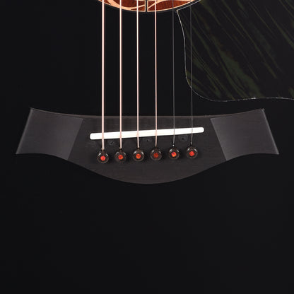 Taylor Custom Grand Auditorium Torrefied Sitka/Cocobolo Black Top ES2 w/Bloodwood Binding Acoustic Guitars / OM and Auditorium