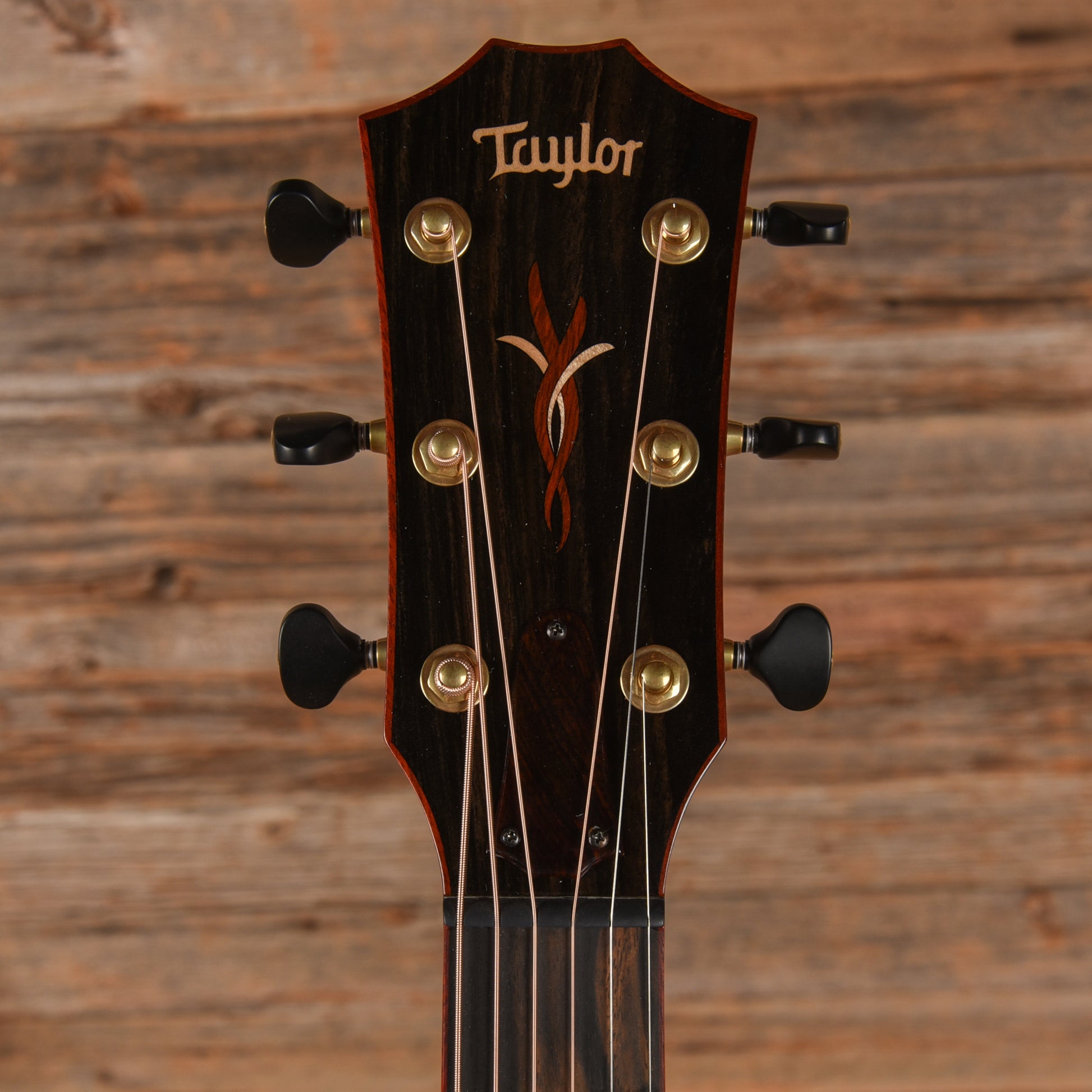 Taylor Custom Grand Auditorium Torrefied Sitka/Cocobolo Black Top ES2 w/Bloodwood Binding Acoustic Guitars / OM and Auditorium